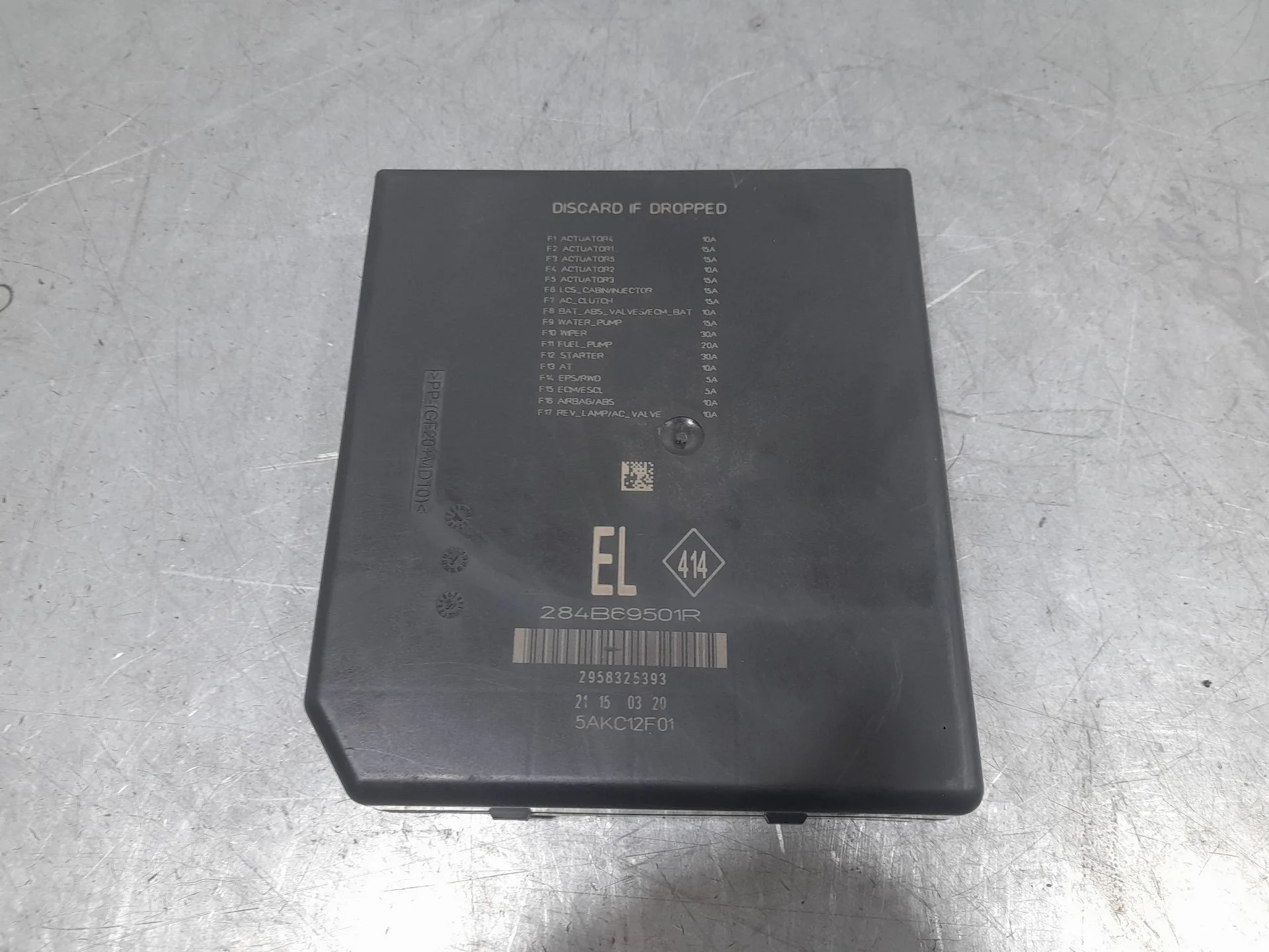 Caja Reles / Fusibles para Renault Kadjar (Ha_, Hl_)