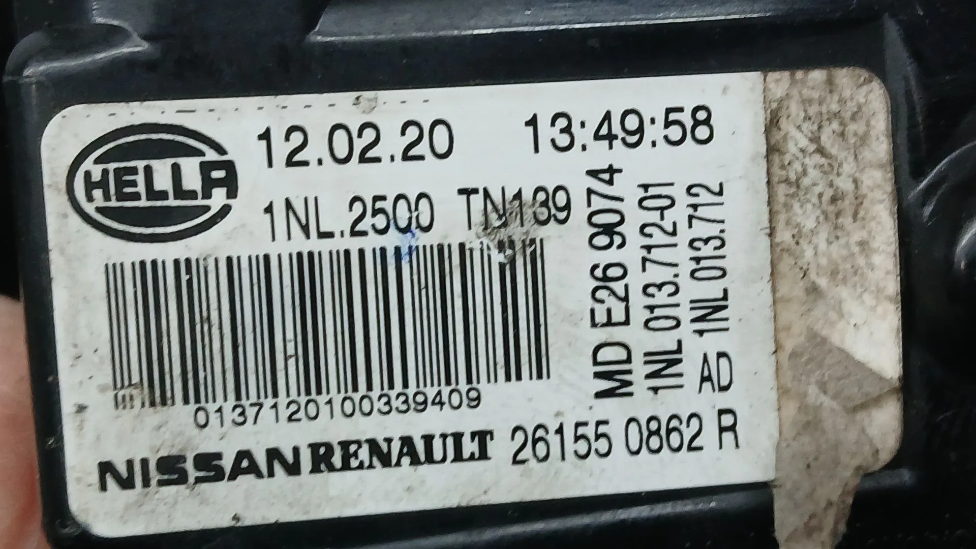 Faro Antiniebla Izquierdo para Renault Clio V (B7_)