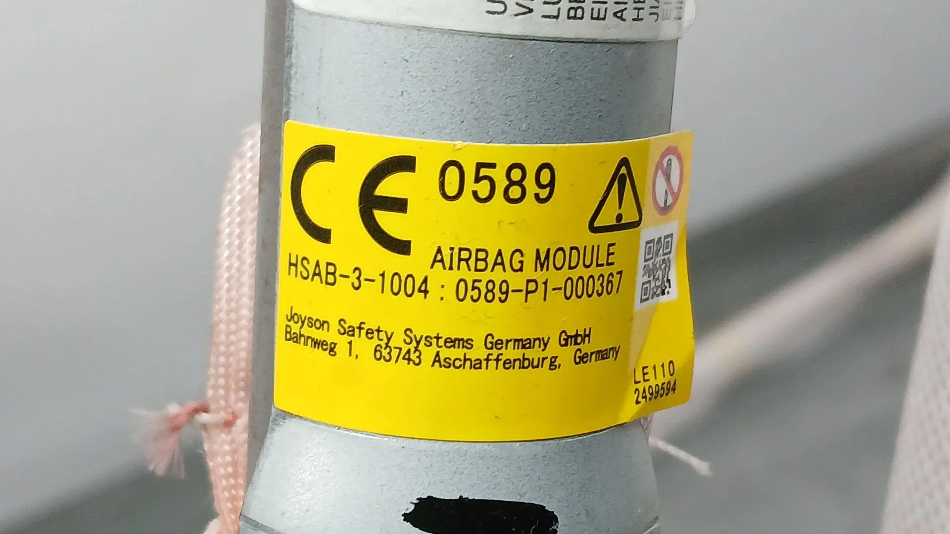 Airbag Cortina Delantero Derecho para Mazda 2 Hatchback (Dl, Dj)
