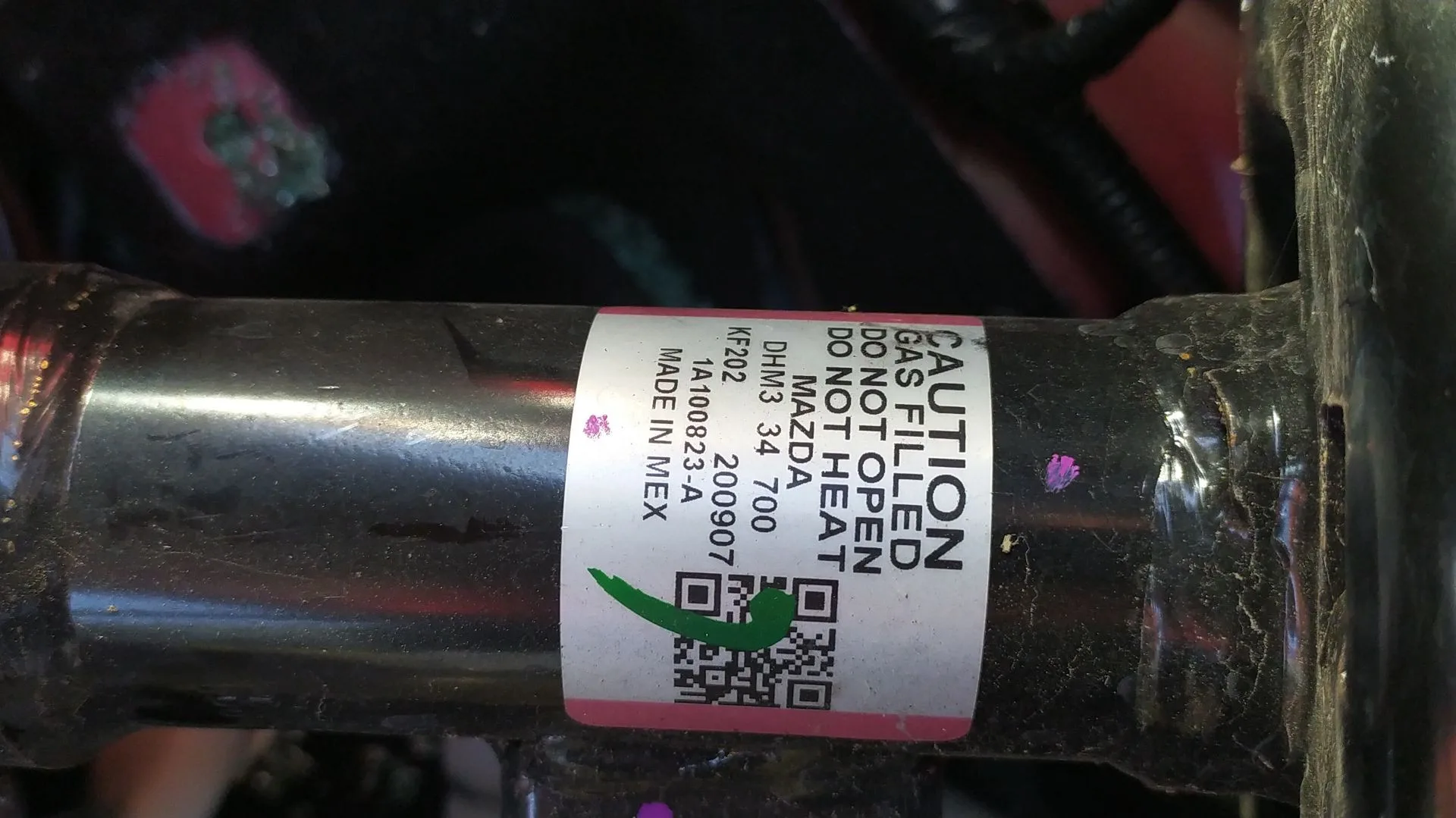 Amortiguador Delantero Derecho para Mazda 2 Hatchback (Dl, Dj)