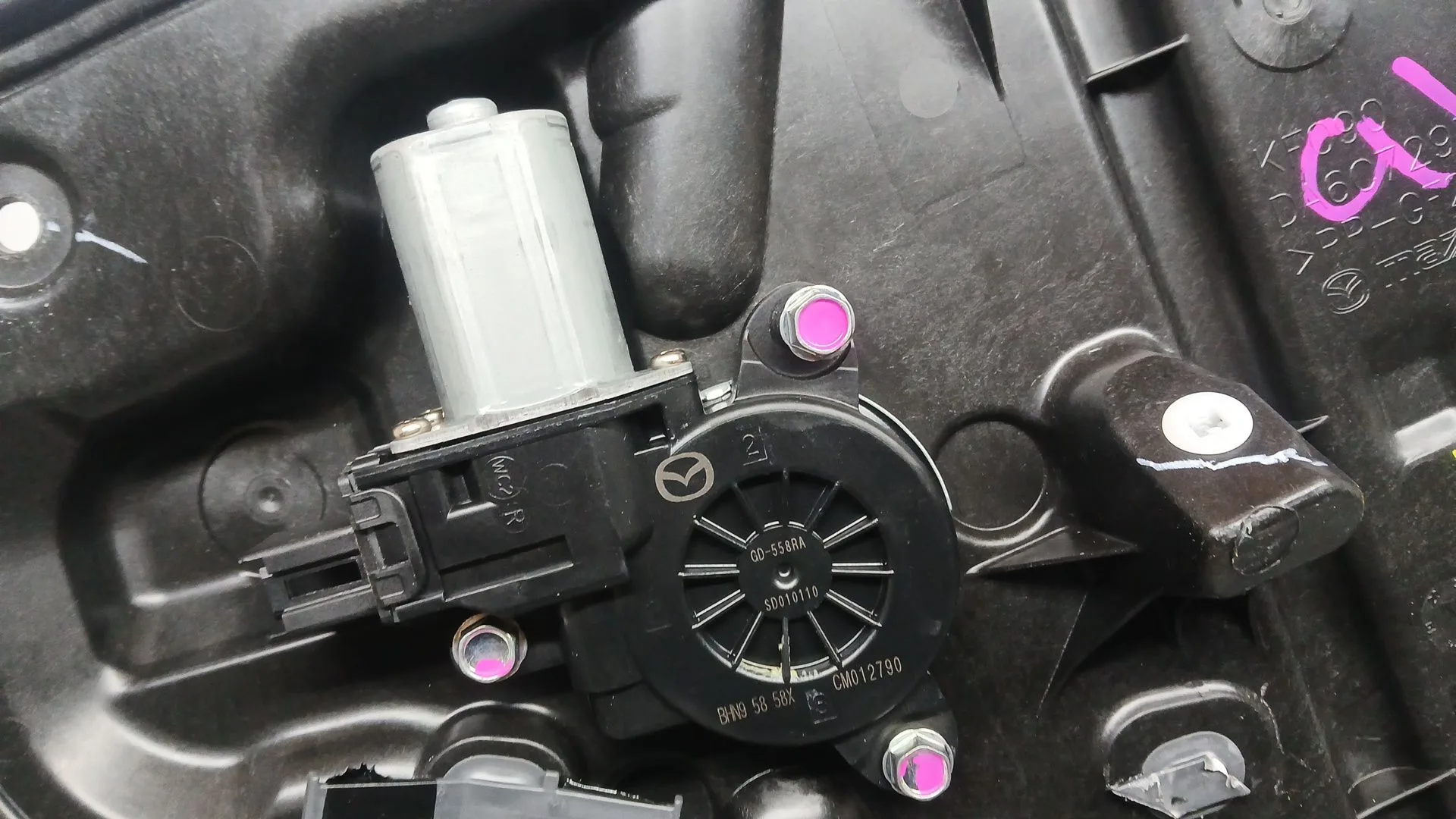 Elevalunas Trasero Derecho para Mazda 2 Hatchback (Dl, Dj)