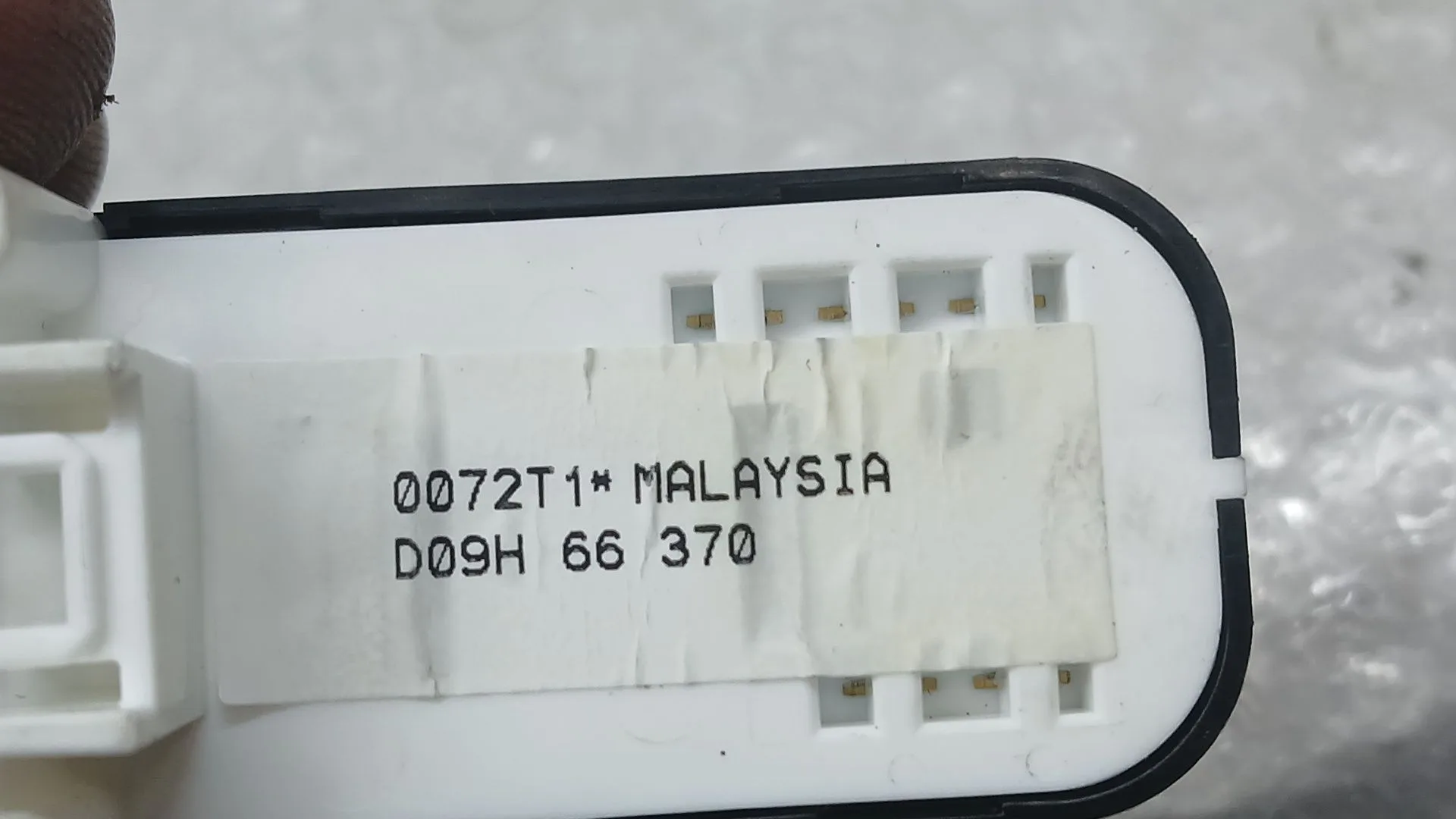 Mando Elevalunas Trasero Derecho para Mazda 2 Hatchback (Dl, Dj)