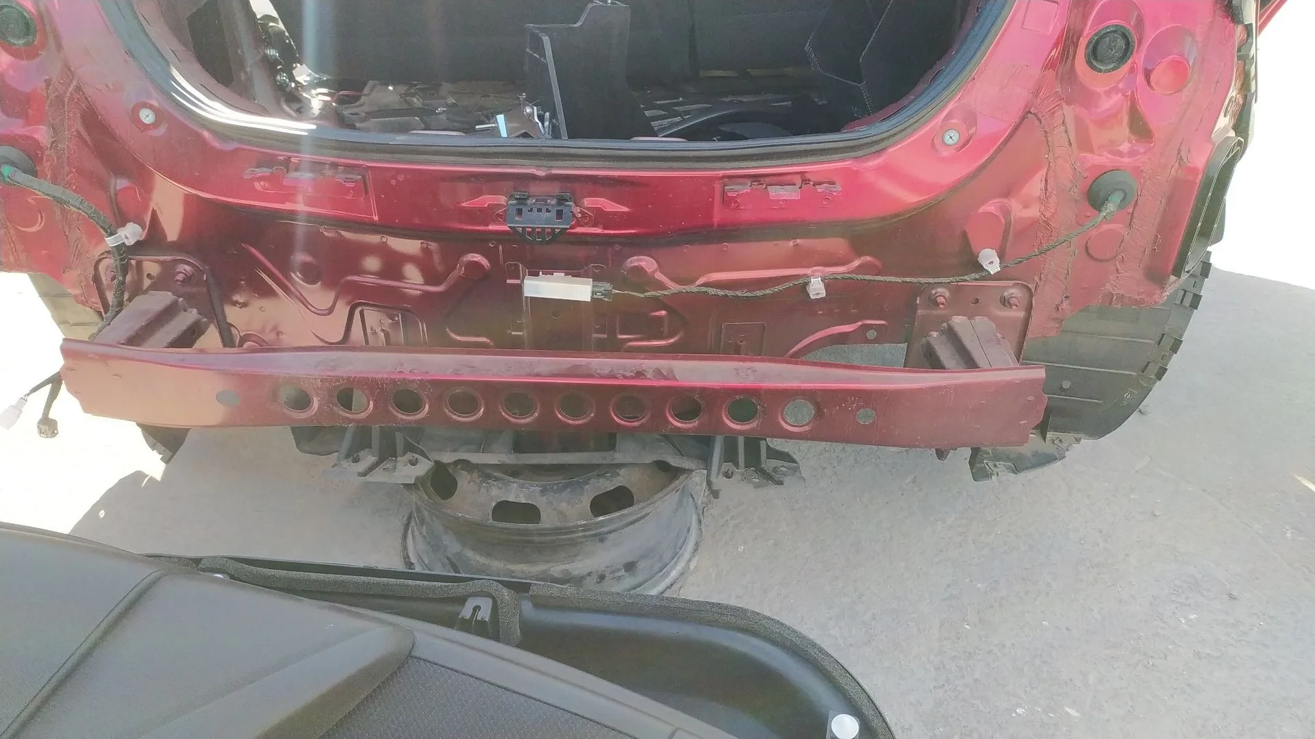Refuerzo Paragolpes Trasero para Mazda 2 Hatchback (Dl, Dj)
