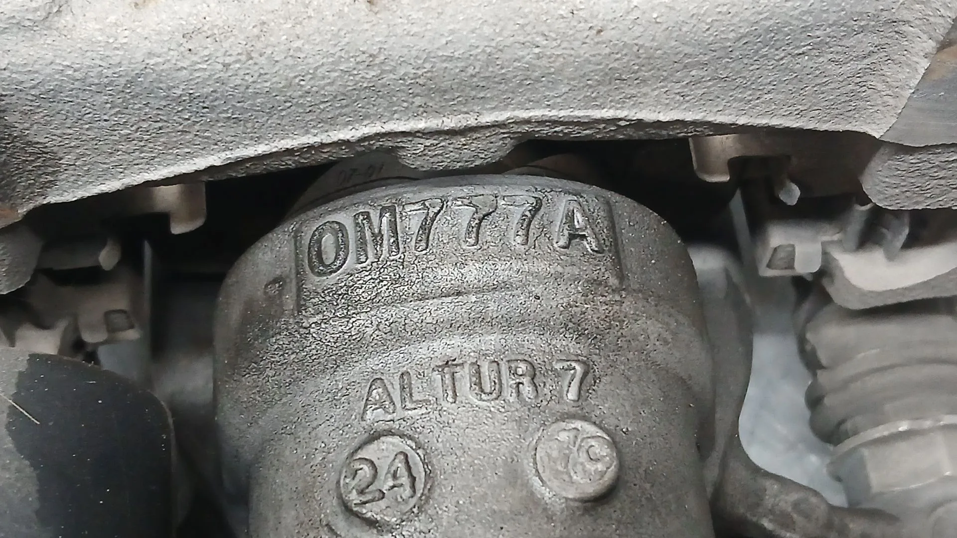 Pinza Freno Trasera Derecha para Opel Corsa F (P2Jo)
