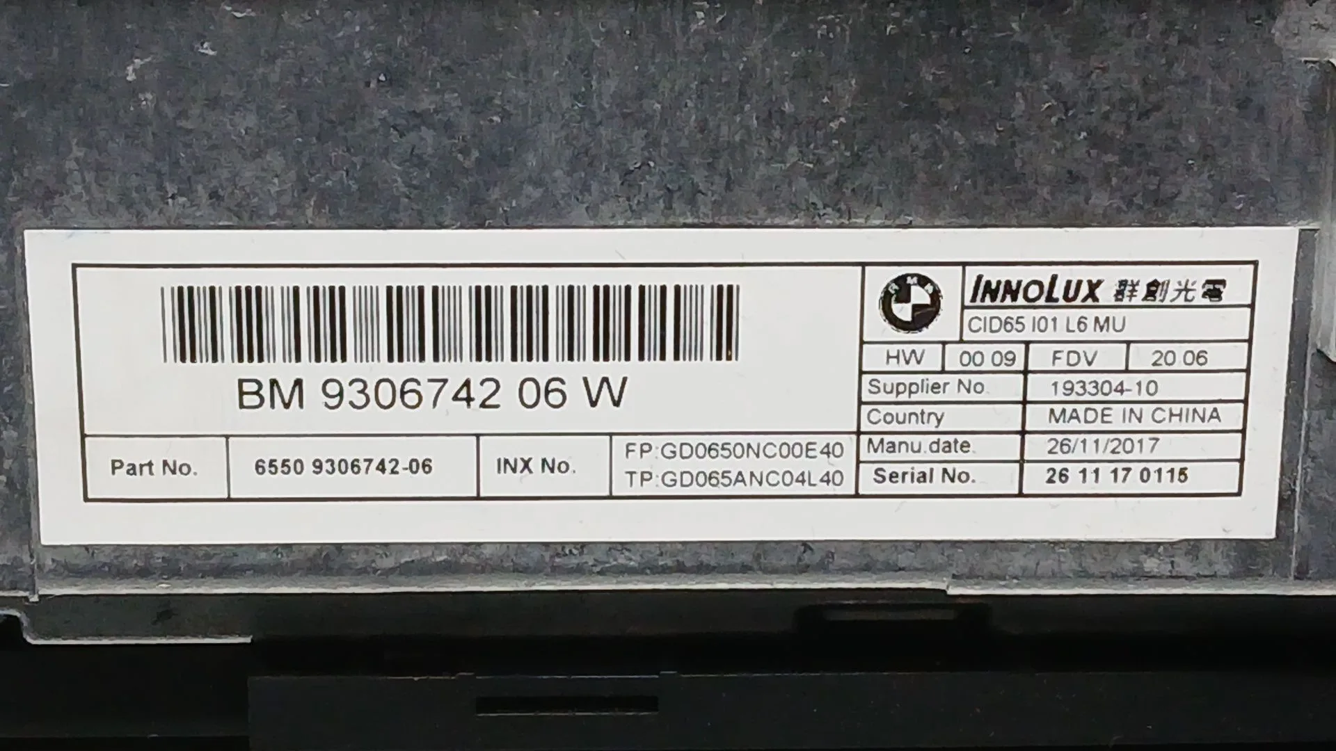 Sistema Navegacion Gps para Bmw I3 (I01)