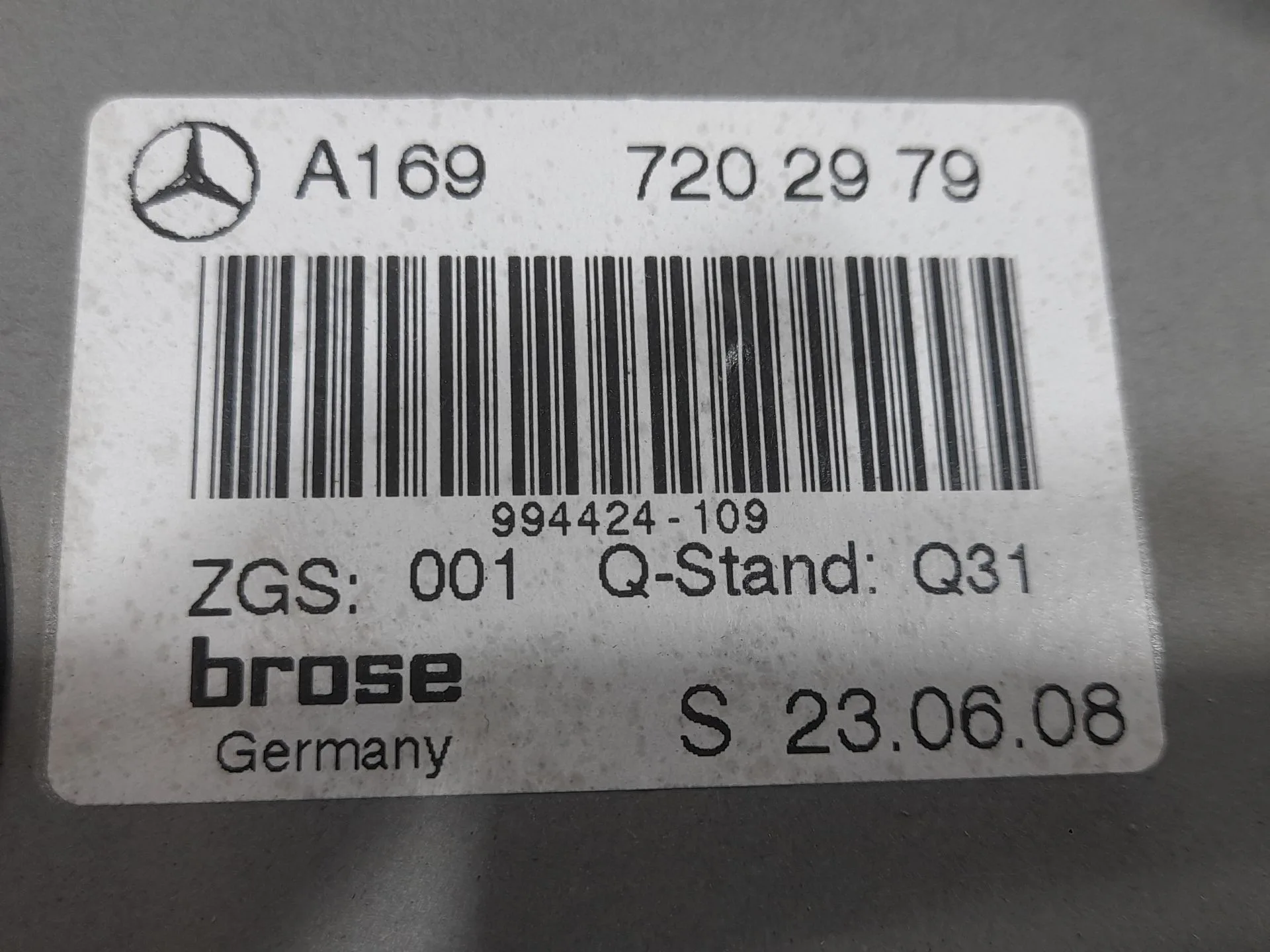 Elevalunas Delantero Izquierdo para Mercedes-Benz Clase B Sports Tourer (W245)