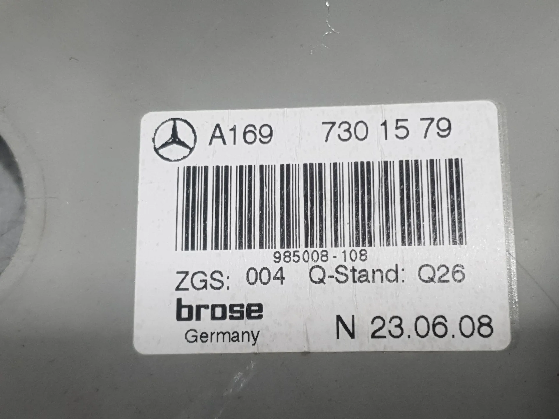 Elevalunas Trasero Izquierdo para Mercedes-Benz Clase B Sports Tourer (W245)