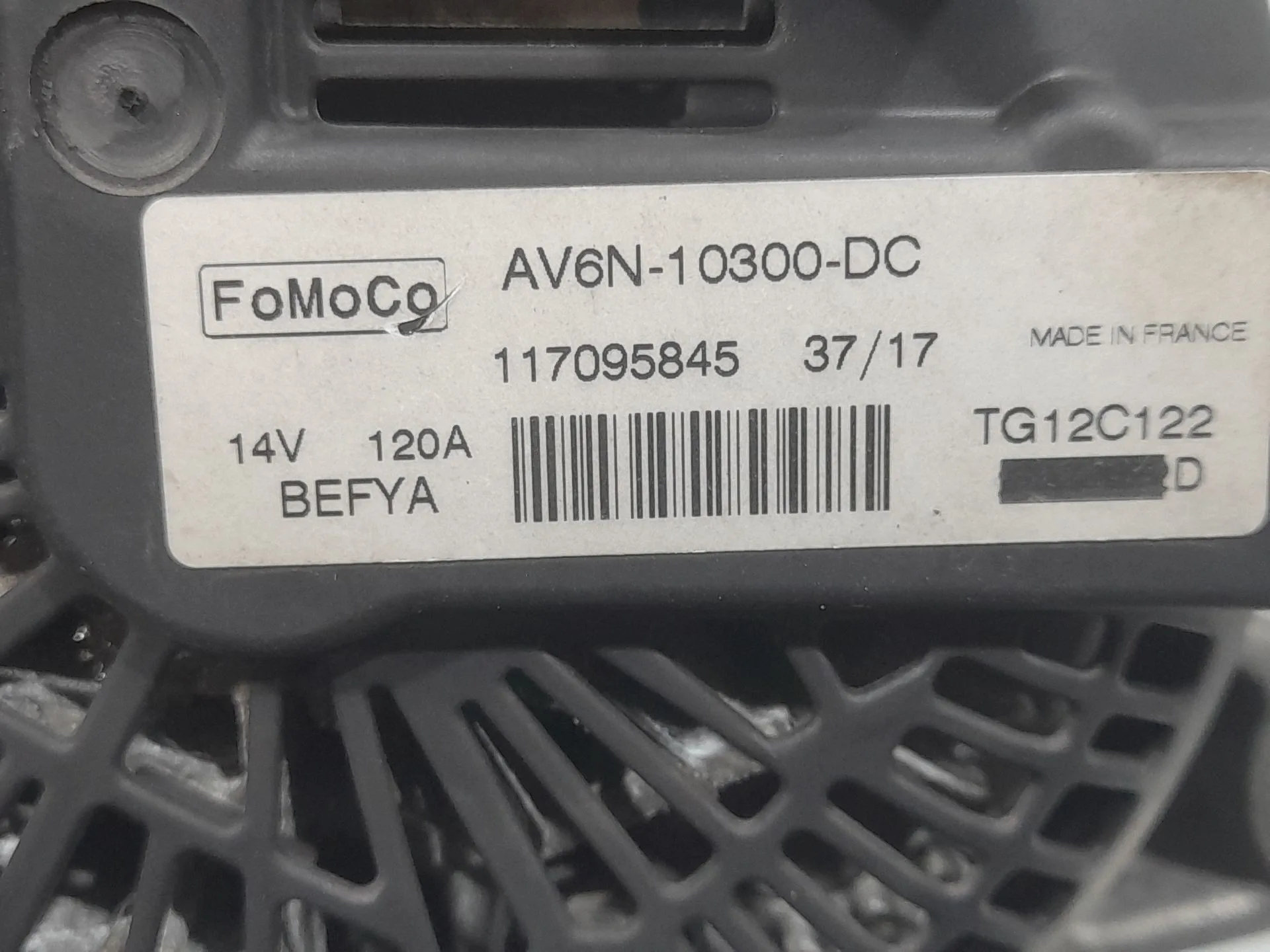 Alternador para Ford Focus Iii