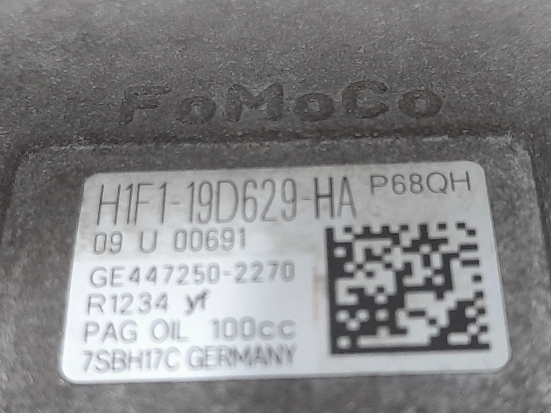 Compresor Aire Acondicionado para Ford Focus Iii