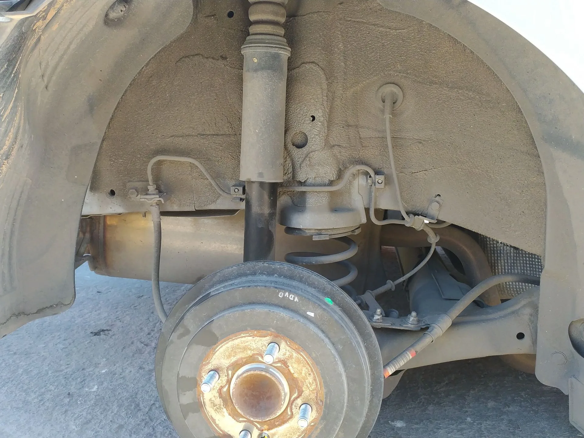 Plastico Pase Rueda Tras. Dch. para Hyundai I20 Ii (Gb, Ib)