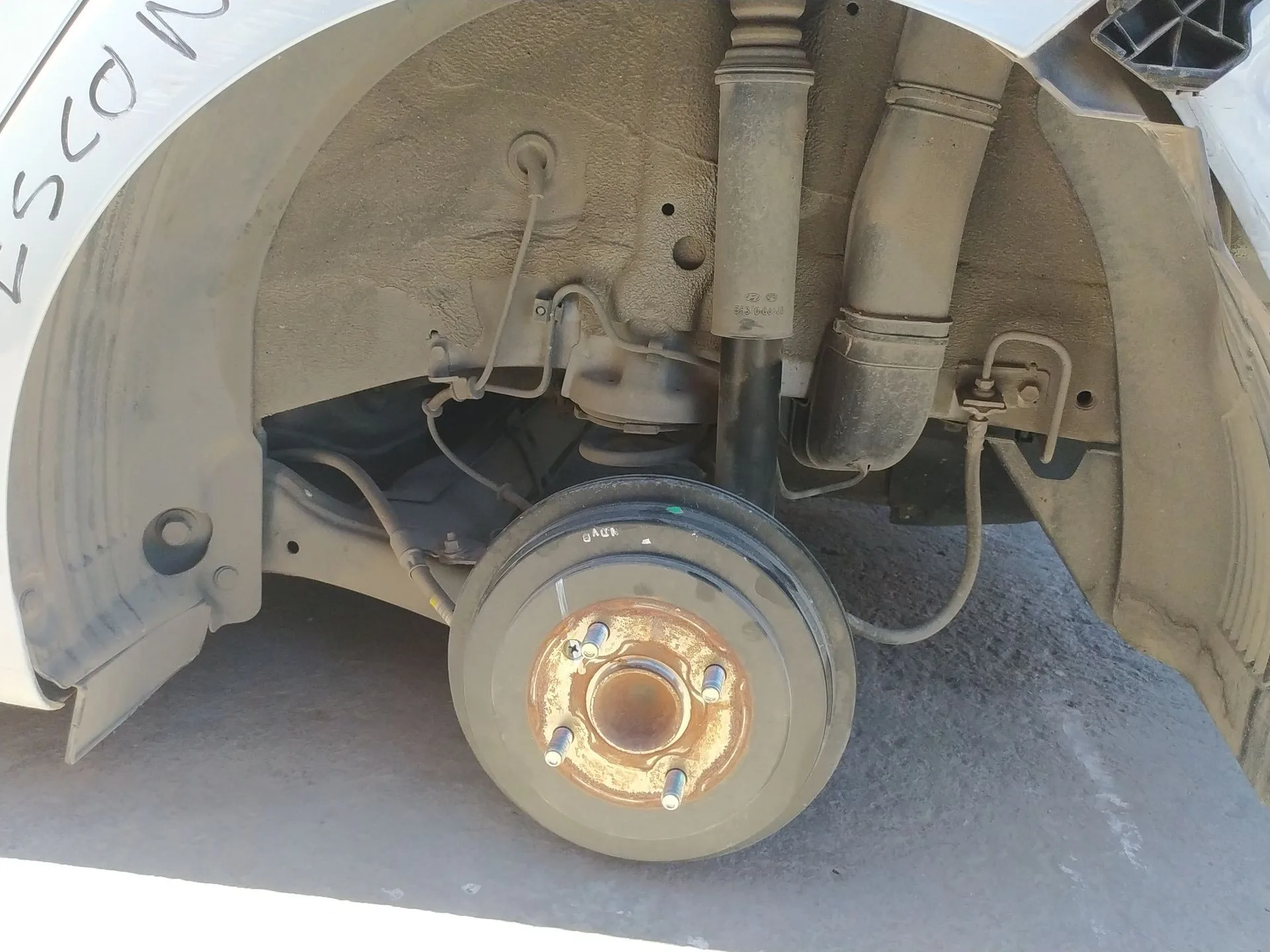Plastico Pase Rueda Tras. Izq. para Hyundai I20 Ii (Gb, Ib)