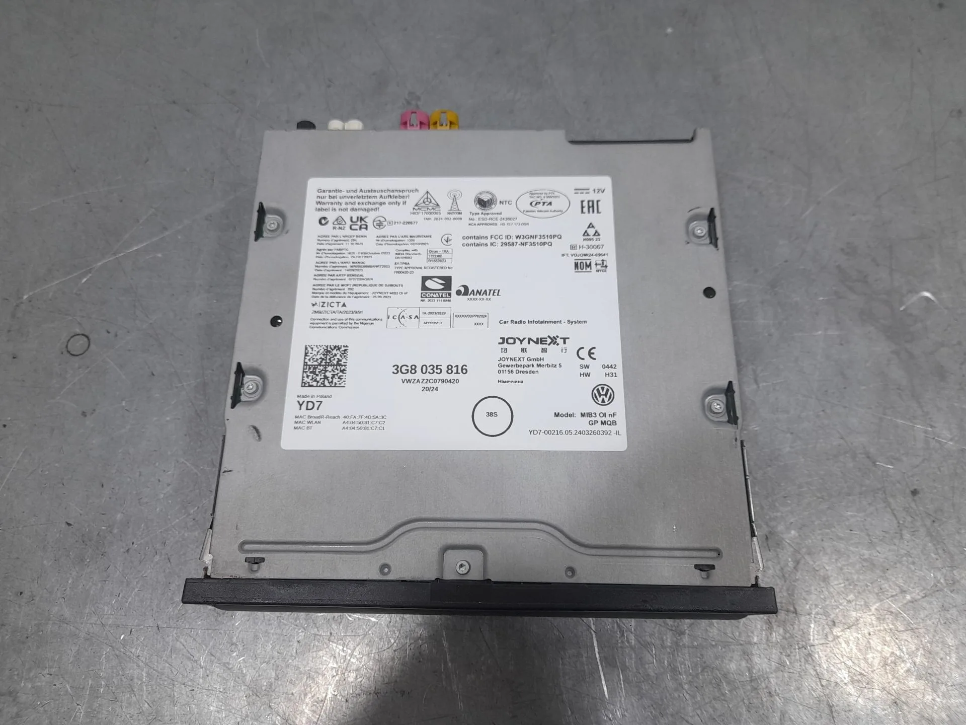 Sistema Audio / Radio para Volkswagen Taigo (Cs1)