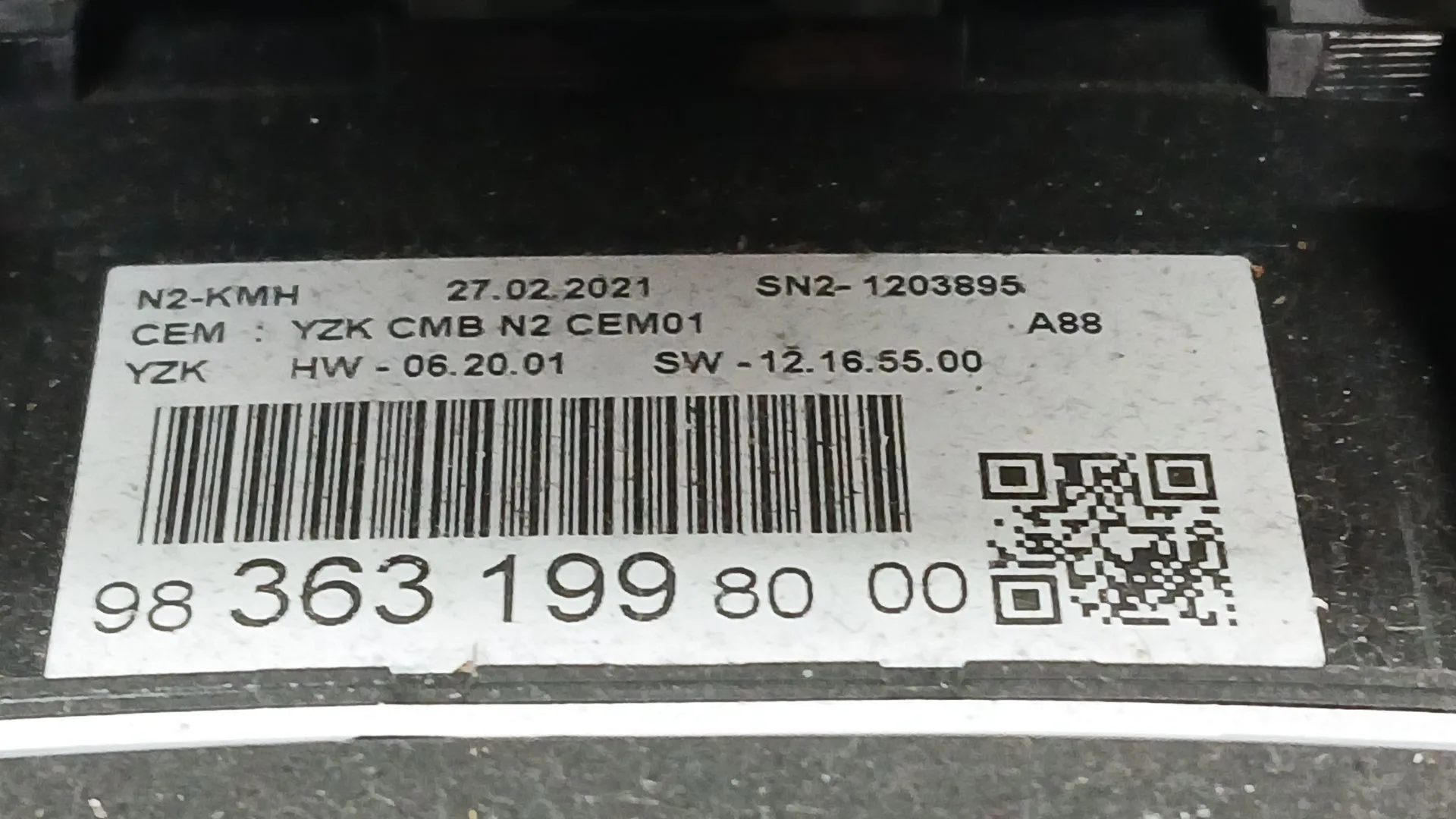 Cuadro Instrumentos para Citroën C3 Aircross I (2R_, 2C_)