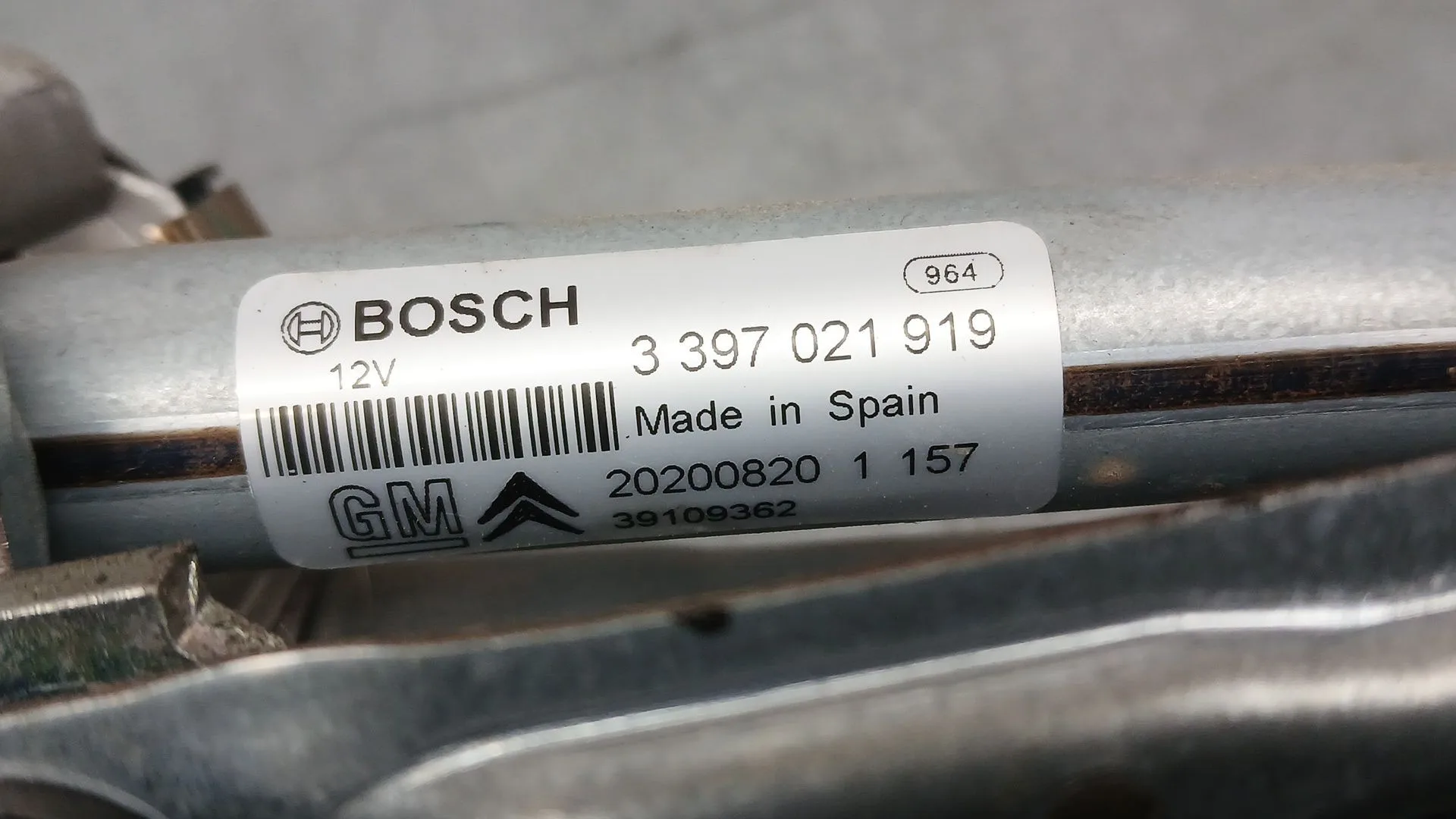 Motor Limpia Delantero para Citroën C3 Aircross I (2R_, 2C_)