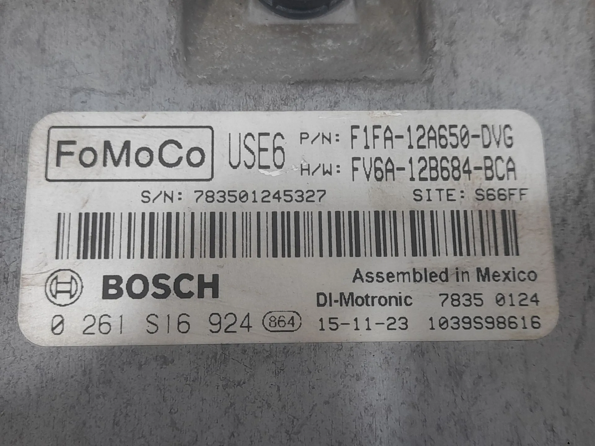 Centralita Motor Uce para Ford Focus Iii