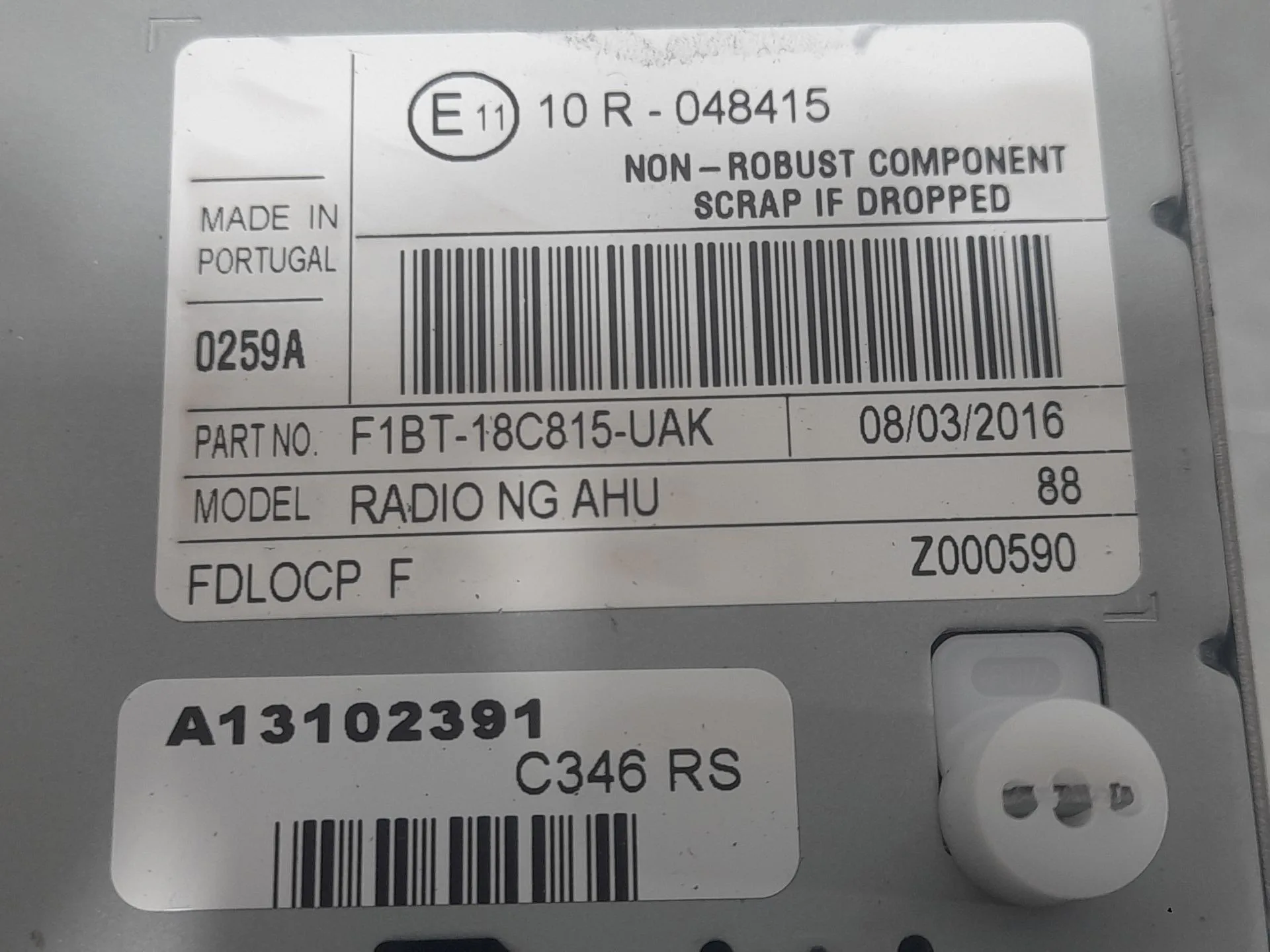 Sistema Audio / Radio Cd para Ford Focus Iii