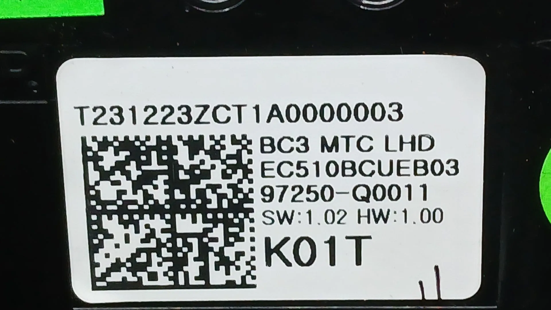 Mando Calefaccion / Aire Acondicionado para Hyundai I20 Iii (Bc3, Bi3)