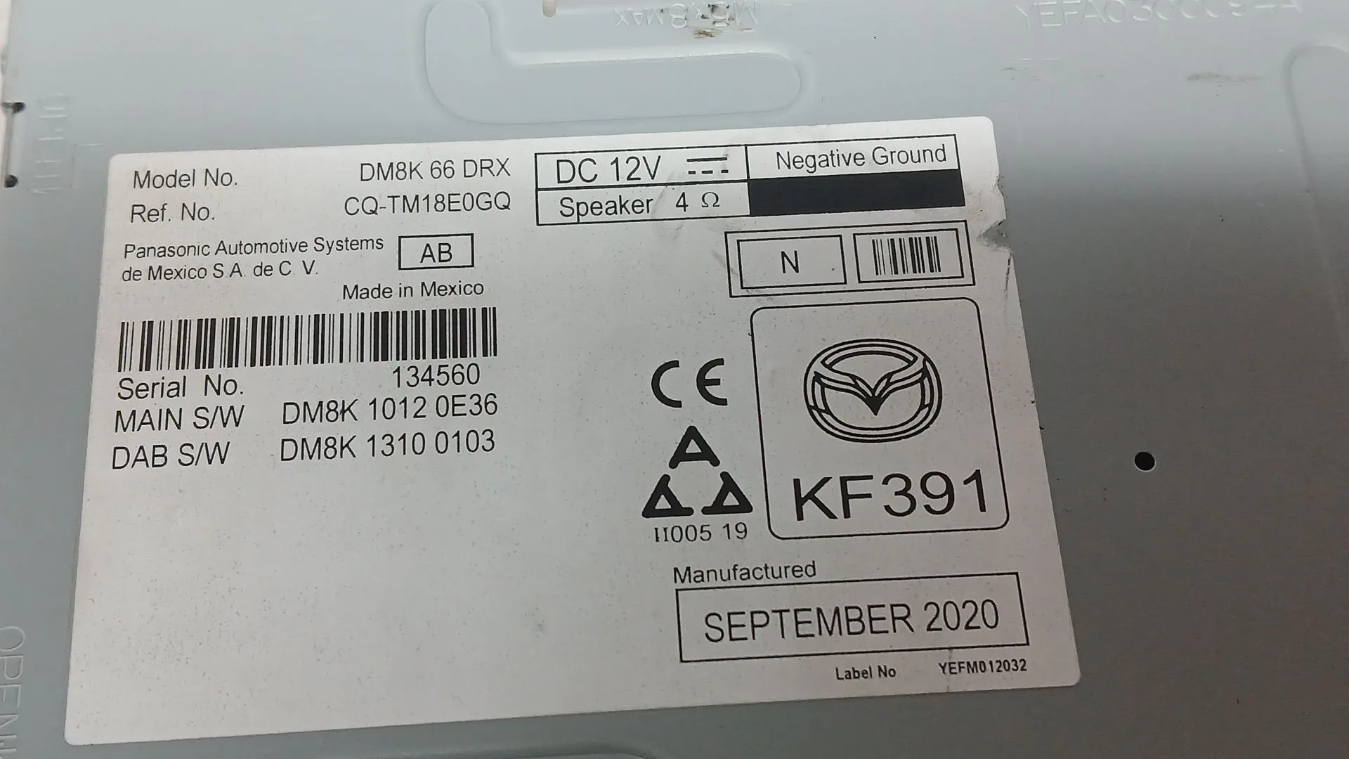 Modulo Electronico para Mazda 2 Hatchback (Dl, Dj)