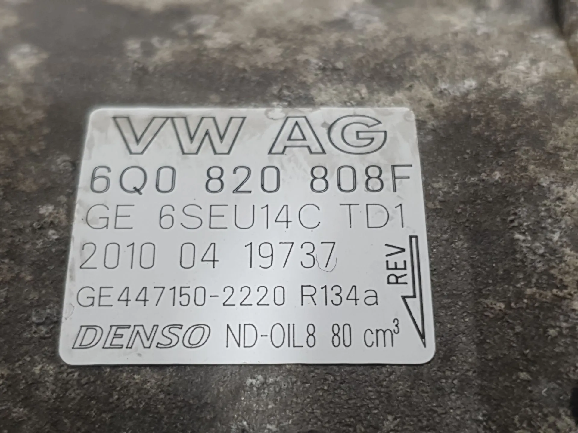 Compresor Aire Acondicionado para Volkswagen Polo V (6R1, 6C1)