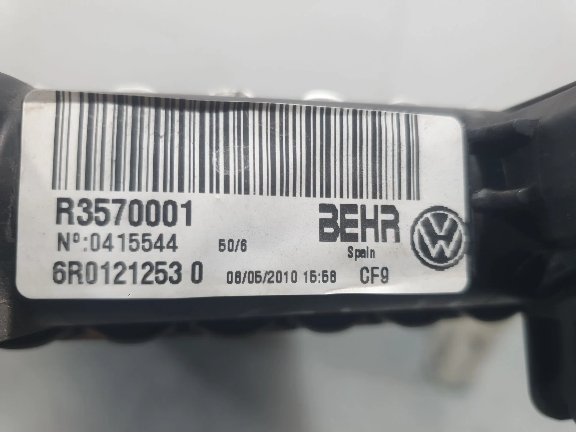 Radiador Agua para Volkswagen Polo V (6R1, 6C1)