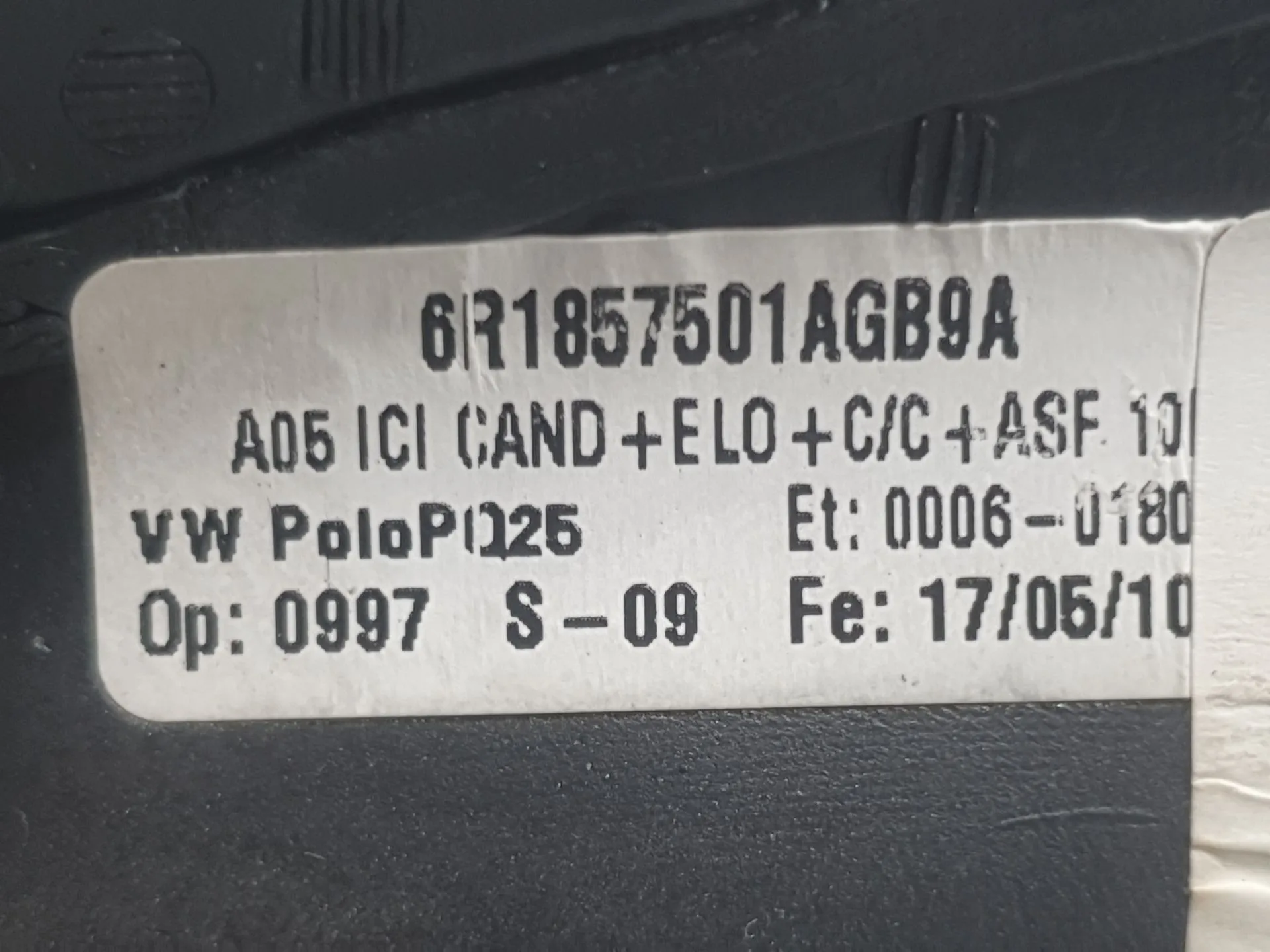 Retrovisor Izquierdo para Volkswagen Polo V (6R1, 6C1)