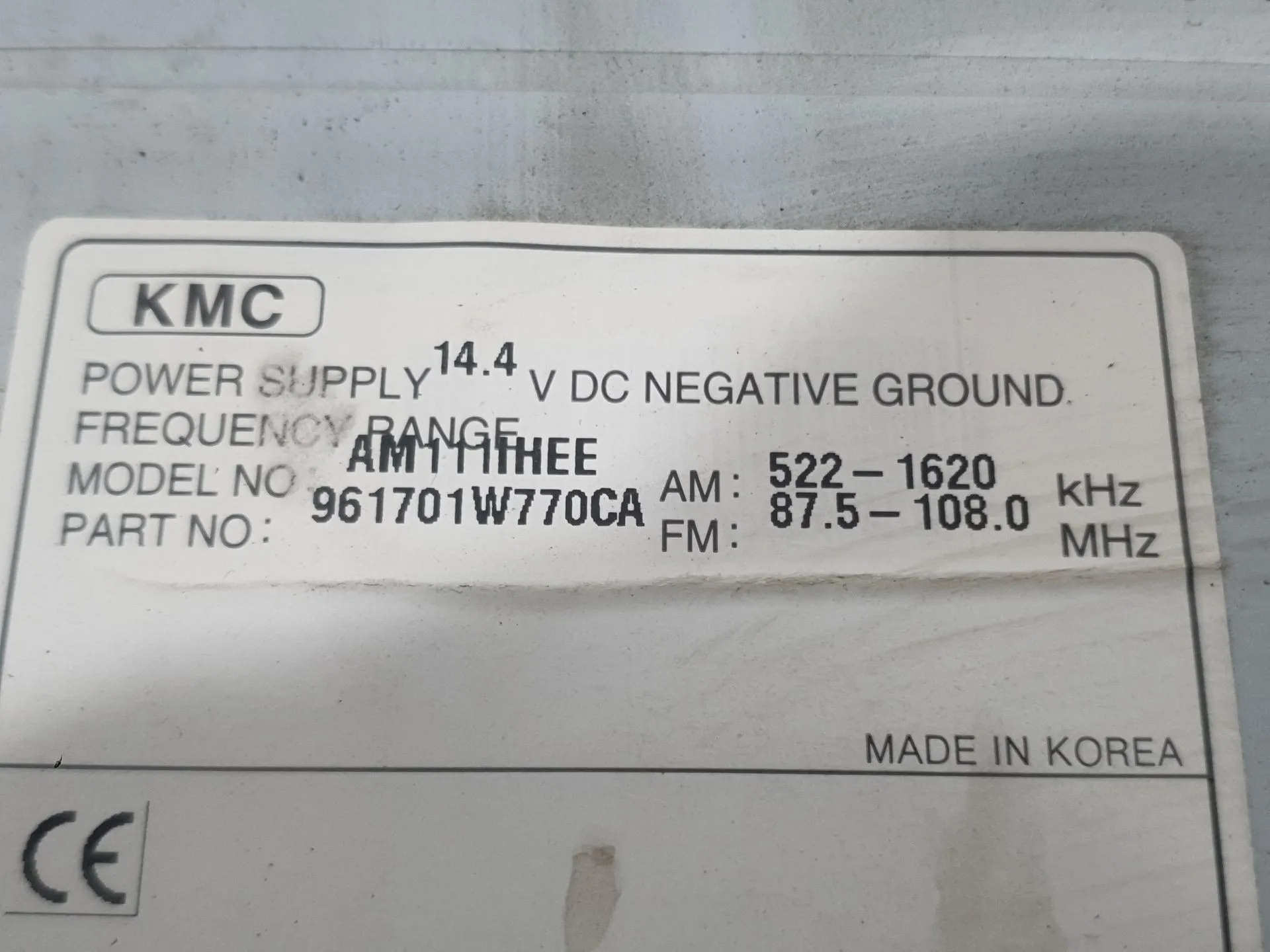 Sistema Audio / Radio Cd para Kia Rio Iii (Ub)