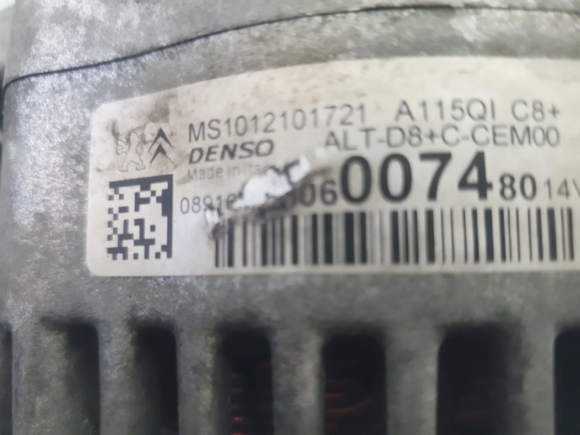 Alternador para Peugeot 208 I (Ca_, Cc_)