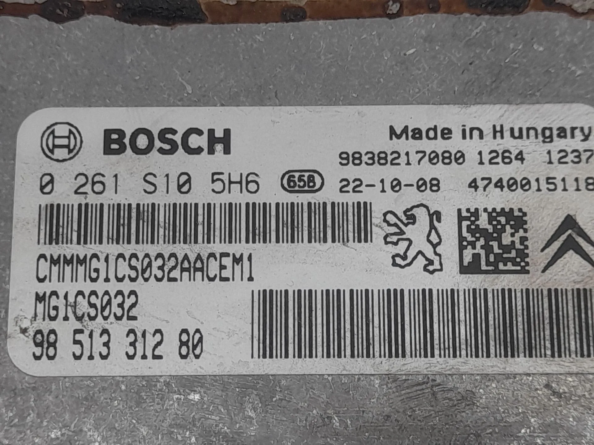 Centralita Motor Uce para Peugeot 208 Ii (Ub_, Up_, Uw_, Uj_)