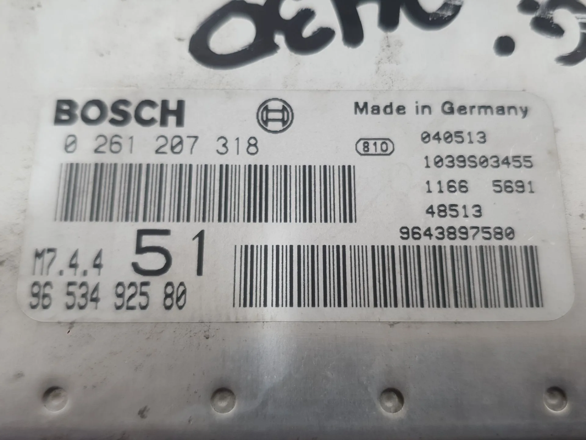 Centralita Motor Uce para Citroën Xsara Picasso (N68)