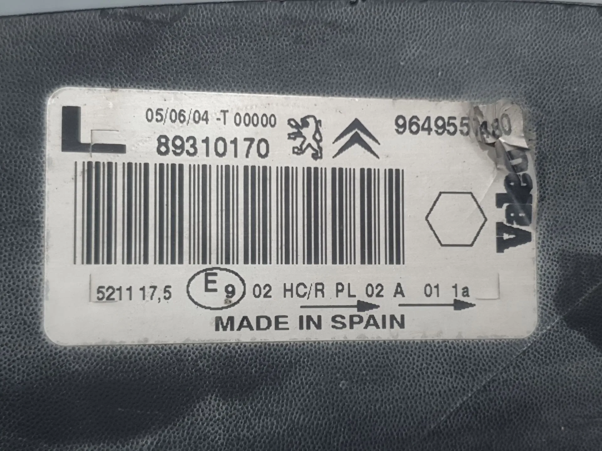 Faro Izquierdo para Citroën Xsara Picasso (N68)