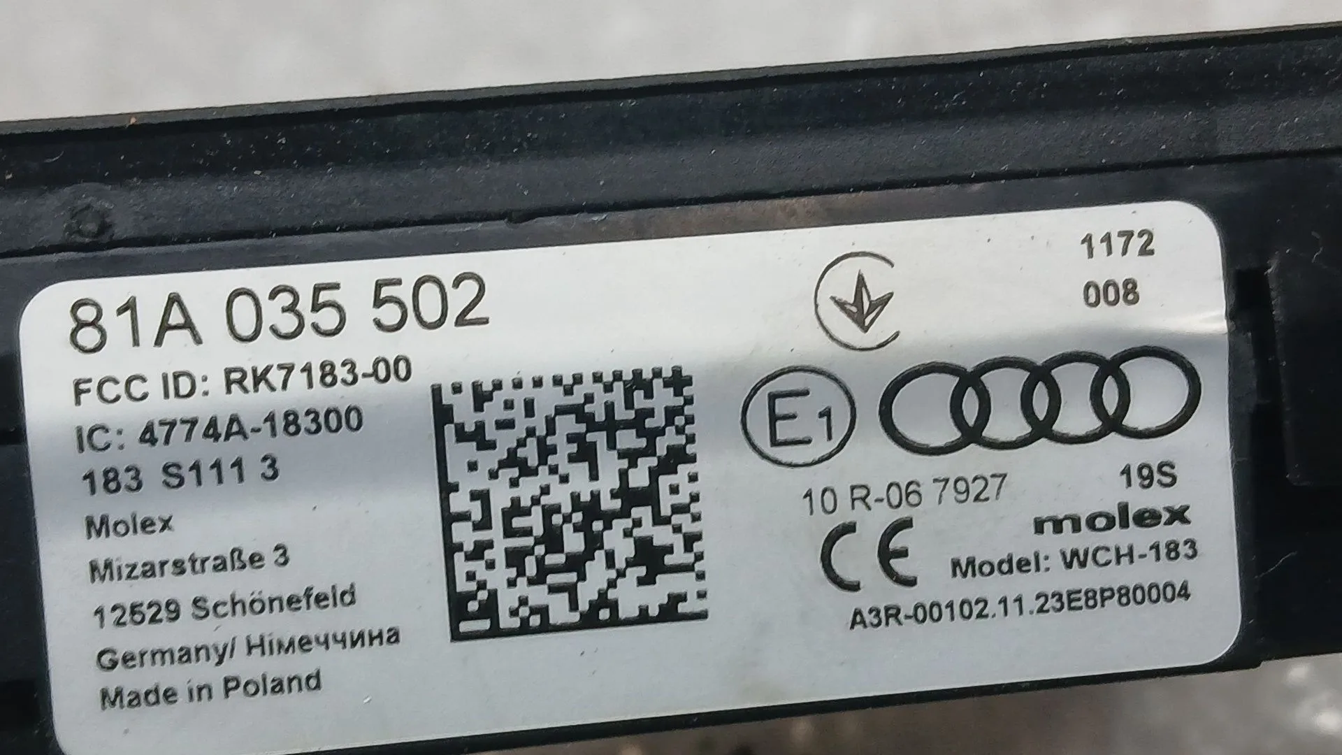 Cargador Inductivo para Seat Arona (Kj7, Kjp)