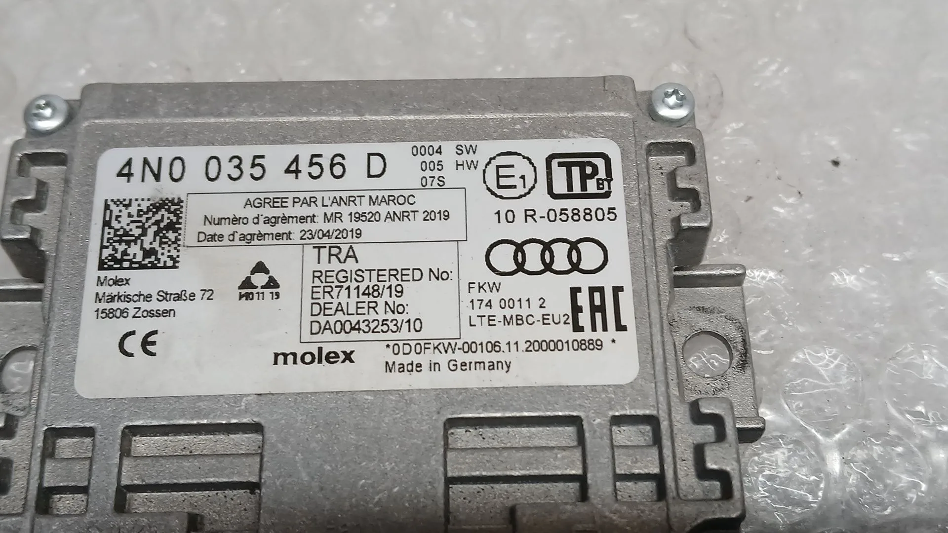 Amplificador Antena para Cupra Formentor (Km7, Kmp)