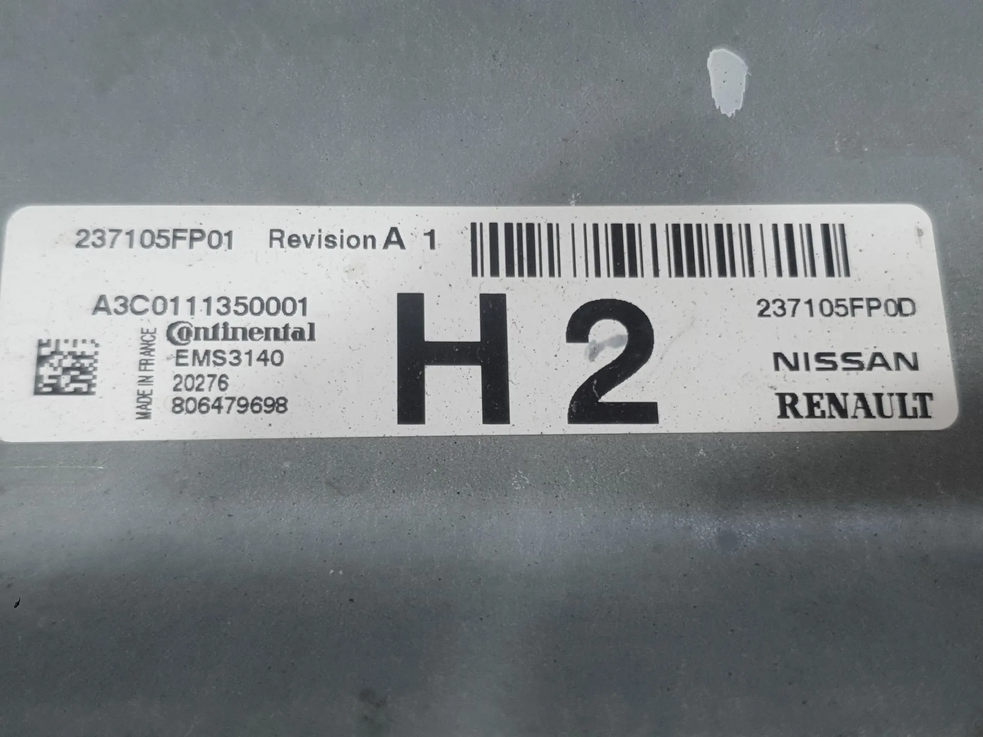 Centralita Motor Uce para Nissan Micra V (K14)