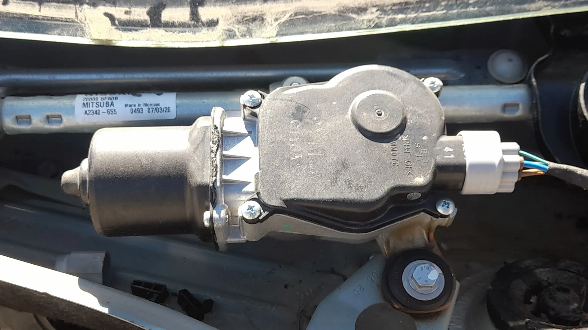 Motor Limpia Delantero para Nissan Micra V (K14)