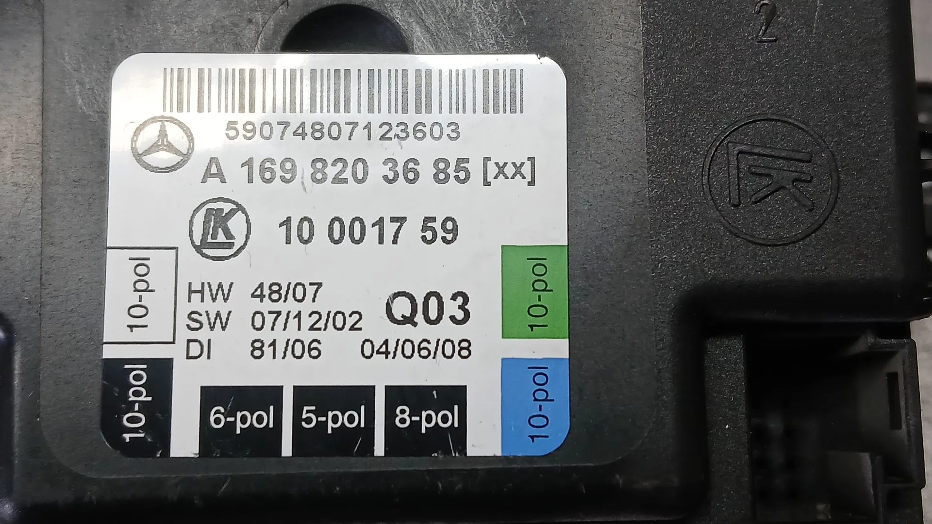 Modulo Electronico para Mercedes-Benz Clase B Sports Tourer (W245)