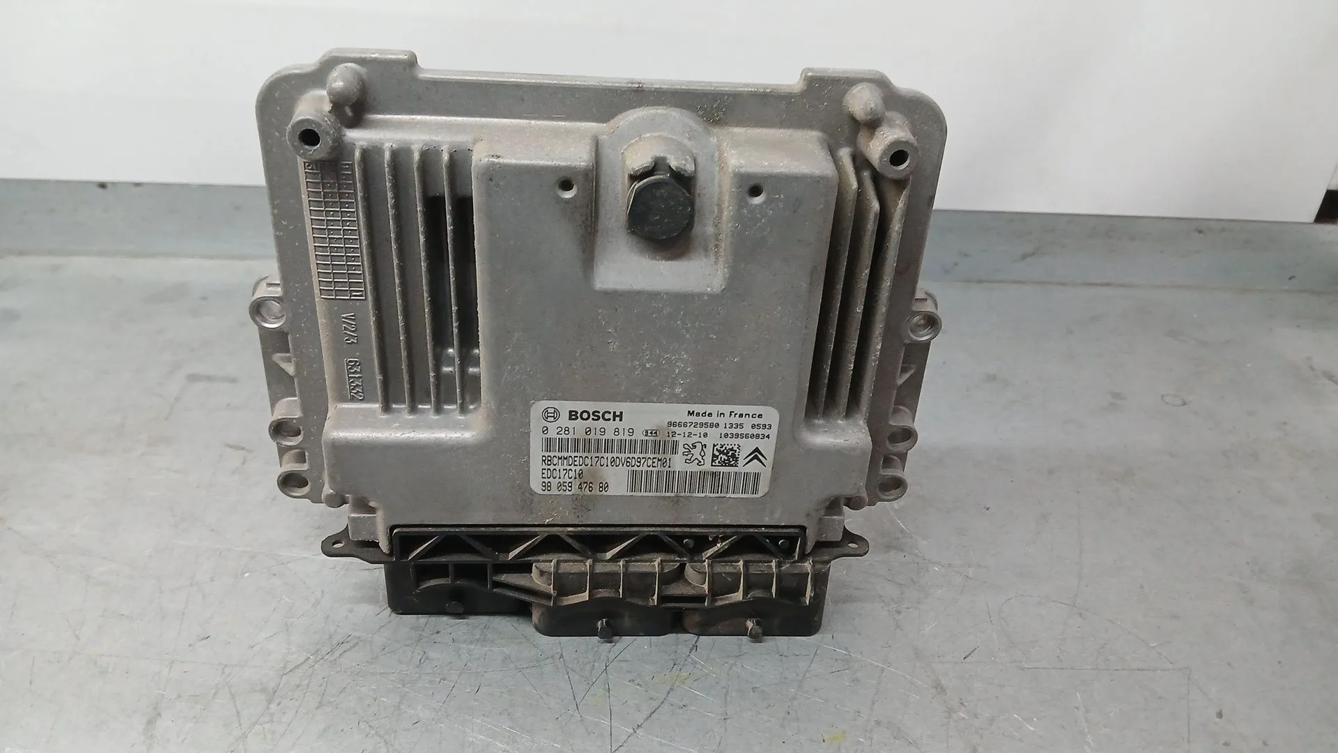 Centralita Motor Uce para Citroën C-Elysee (Dd_)