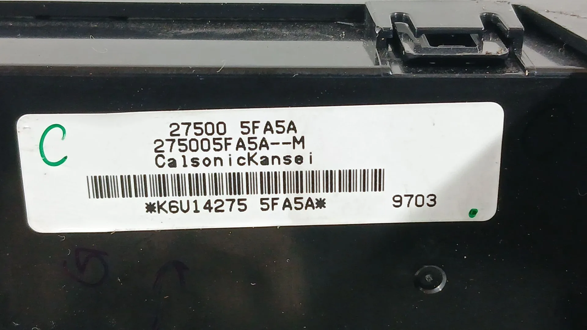 Mando Climatizador para Nissan Micra V (K14)