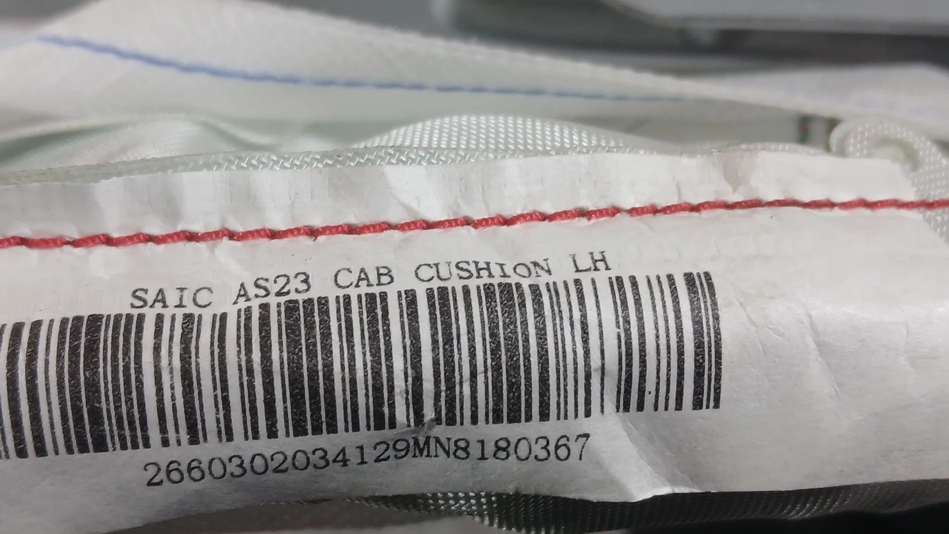 Airbag Cortina Delantero Izquierdo para Mg Hs (As23)