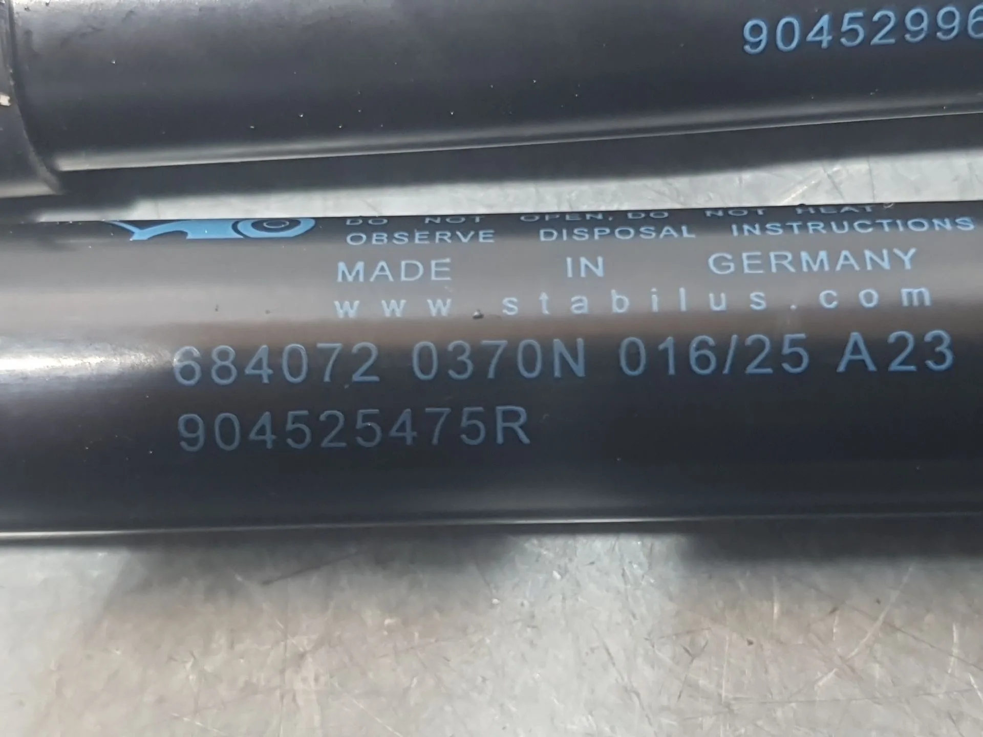 Amortiguadores Maletero / Porton para Dacia Sandero Iii