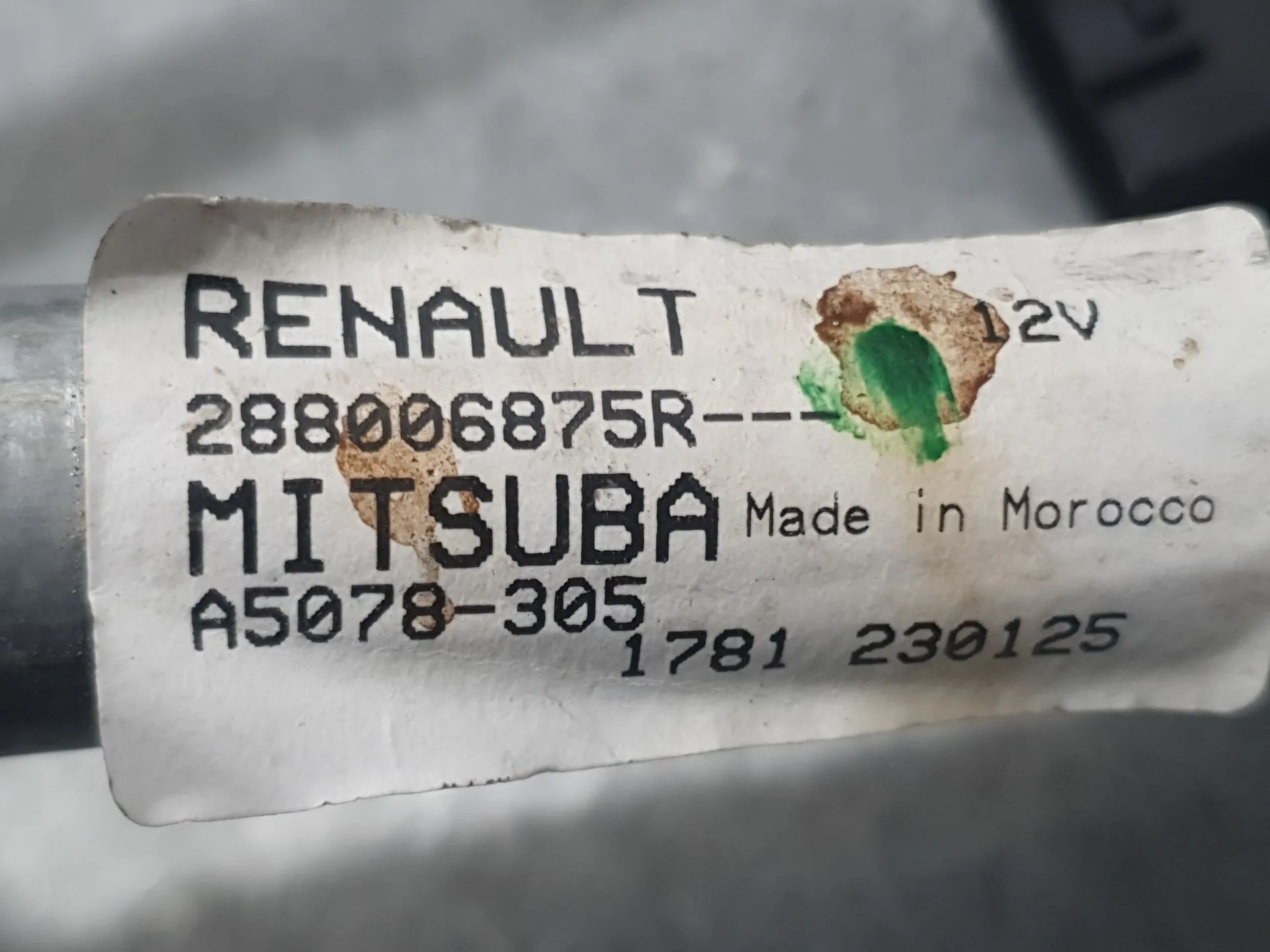 Motor Limpia Delantero para Dacia Sandero Iii