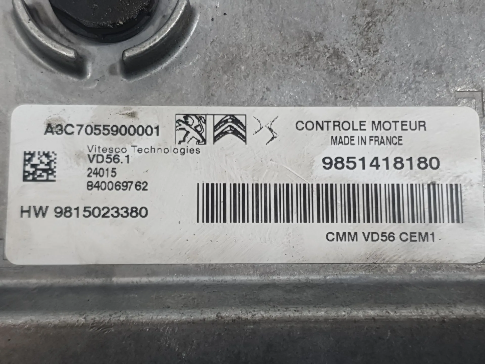 Centralita Motor Uce para Peugeot 2008 Ii (Ud_, Us_, Uy_, Uj_, Ur_, Uc_)