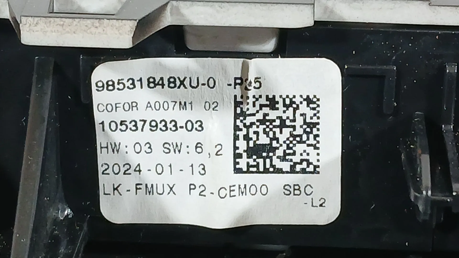 Mando Climatizador para Peugeot 2008 Ii (Ud_, Us_, Uy_, Uj_, Ur_, Uc_)
