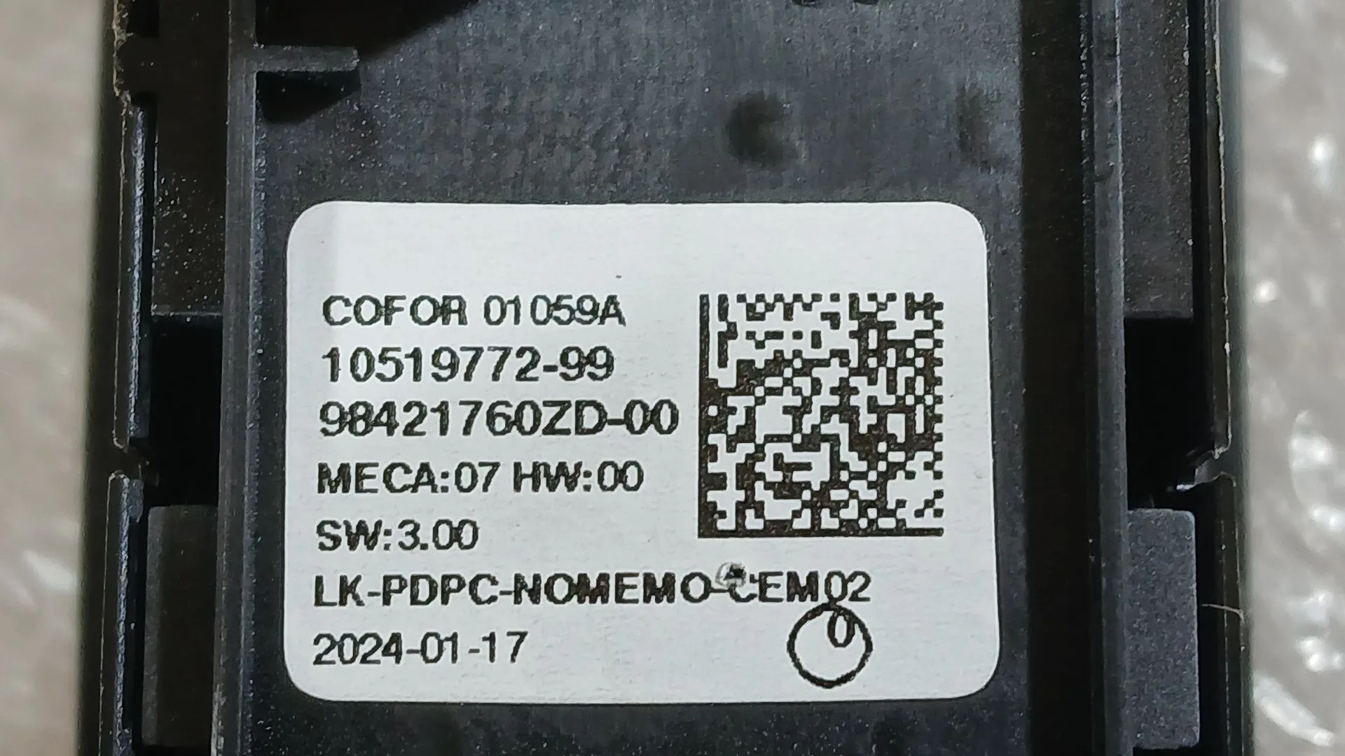 Mando Elevalunas Delantero Izquierdo para Peugeot 2008 Ii (Ud_, Us_, Uy_, Uj_, Ur_, Uc_)