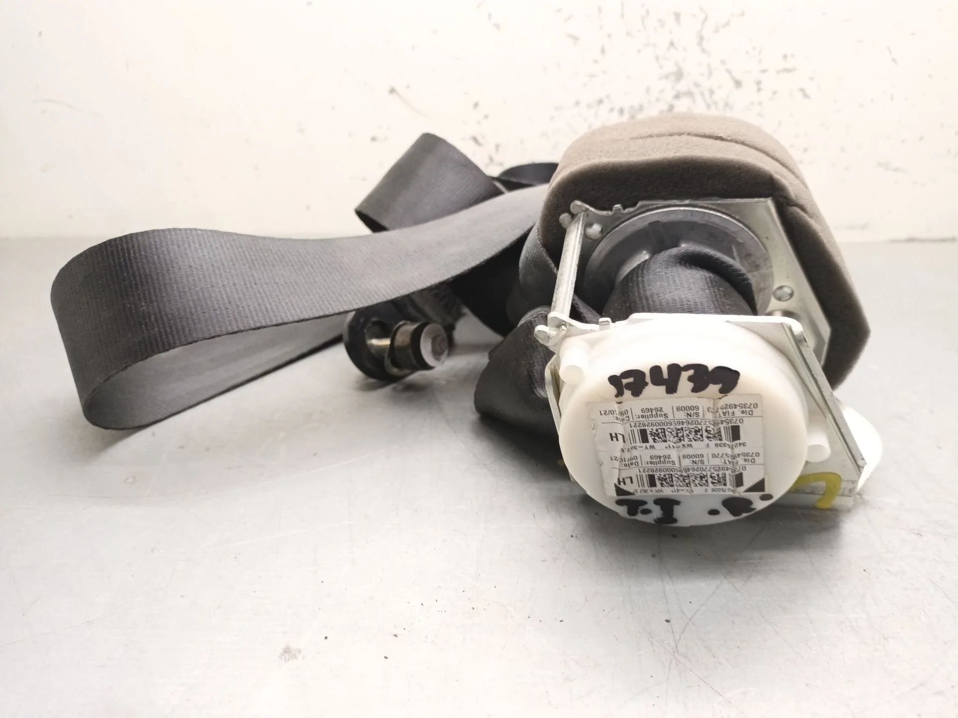 Cinturon Seguridad Trasero Izquierdo para Fiat 500 (312_)