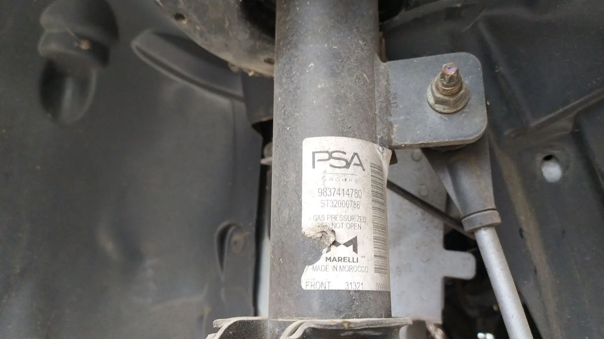 Amortiguador Delantero Derecho para Opel Corsa F (P2Jo)