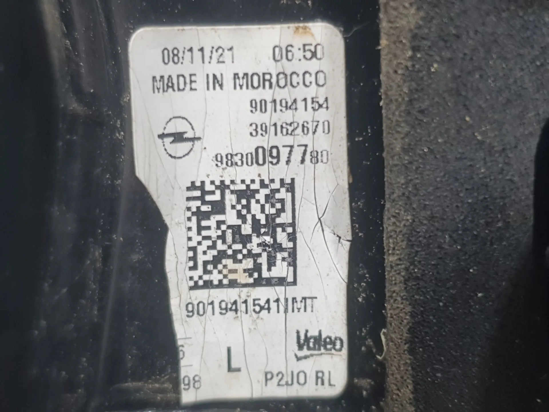 Piloto Trasero Izquierdo Interior para Opel Corsa F (P2Jo)