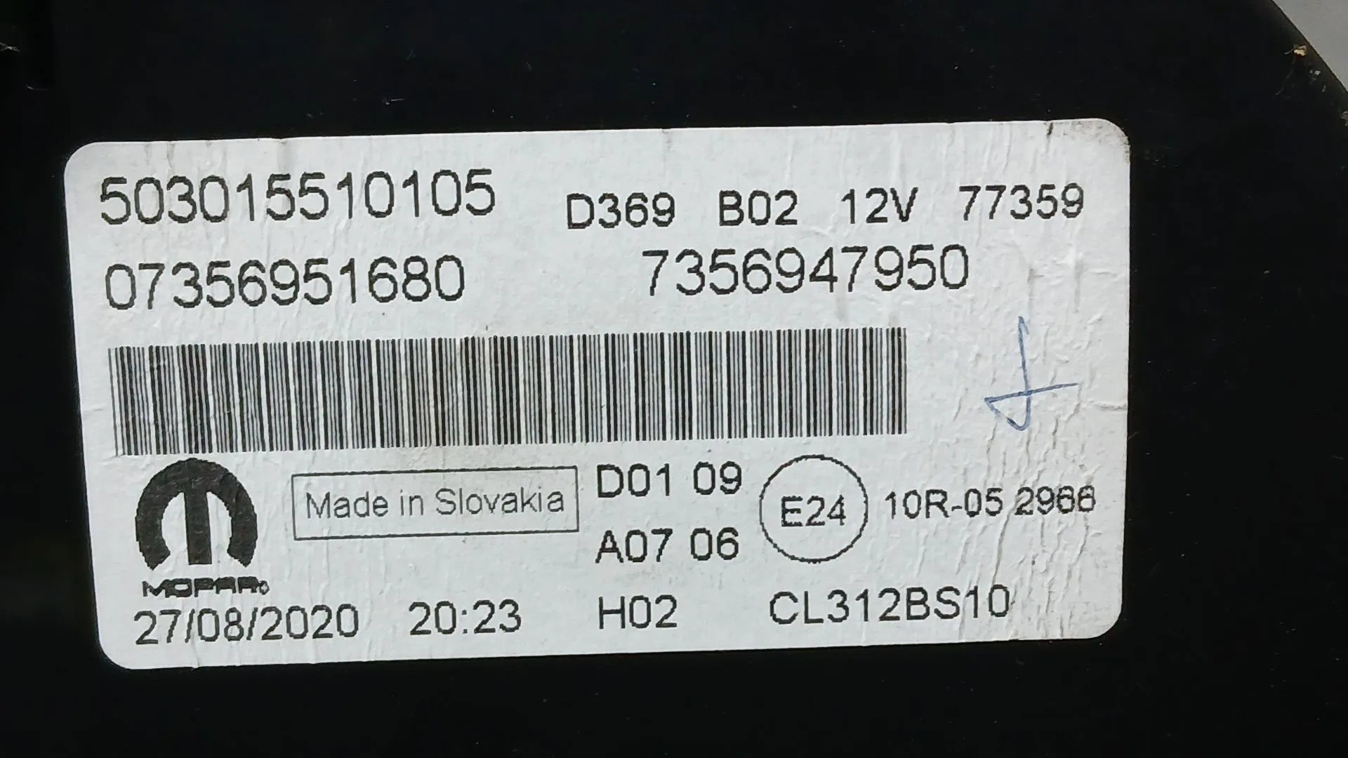 Cuadro Instrumentos para Fiat 500 (312_)