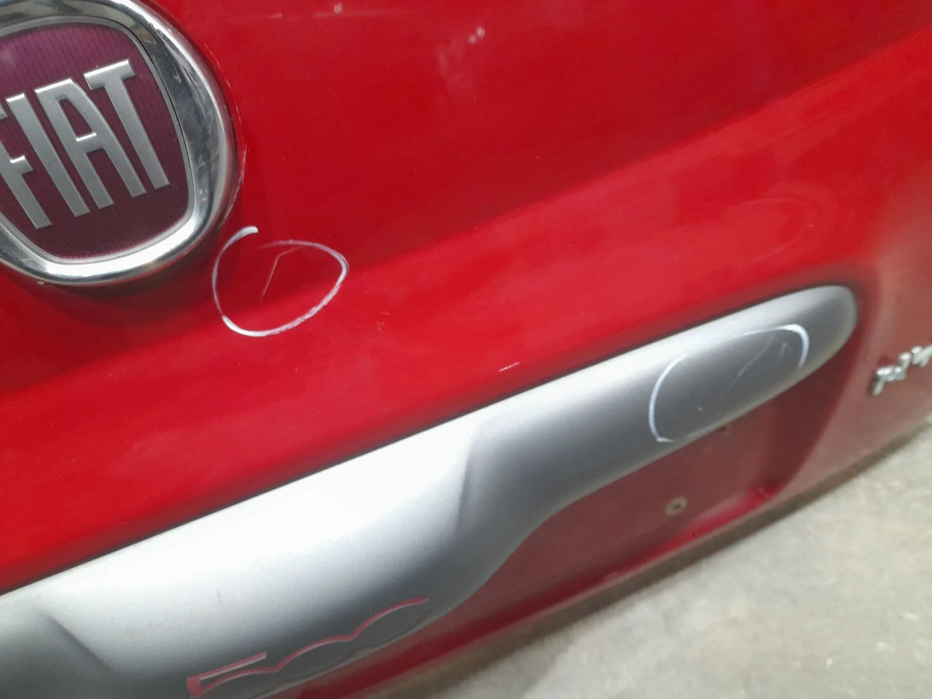 Porton Trasero para Fiat 500 (312_)