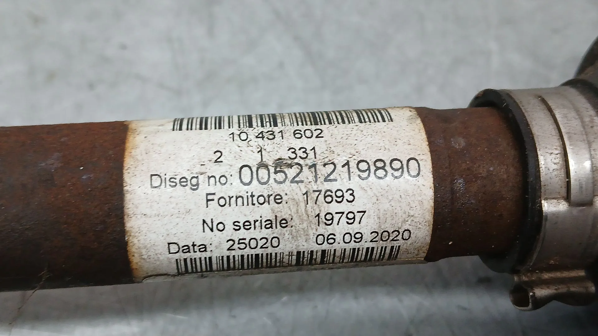 Transmision Delantera Izquierda para Fiat 500 (312_)