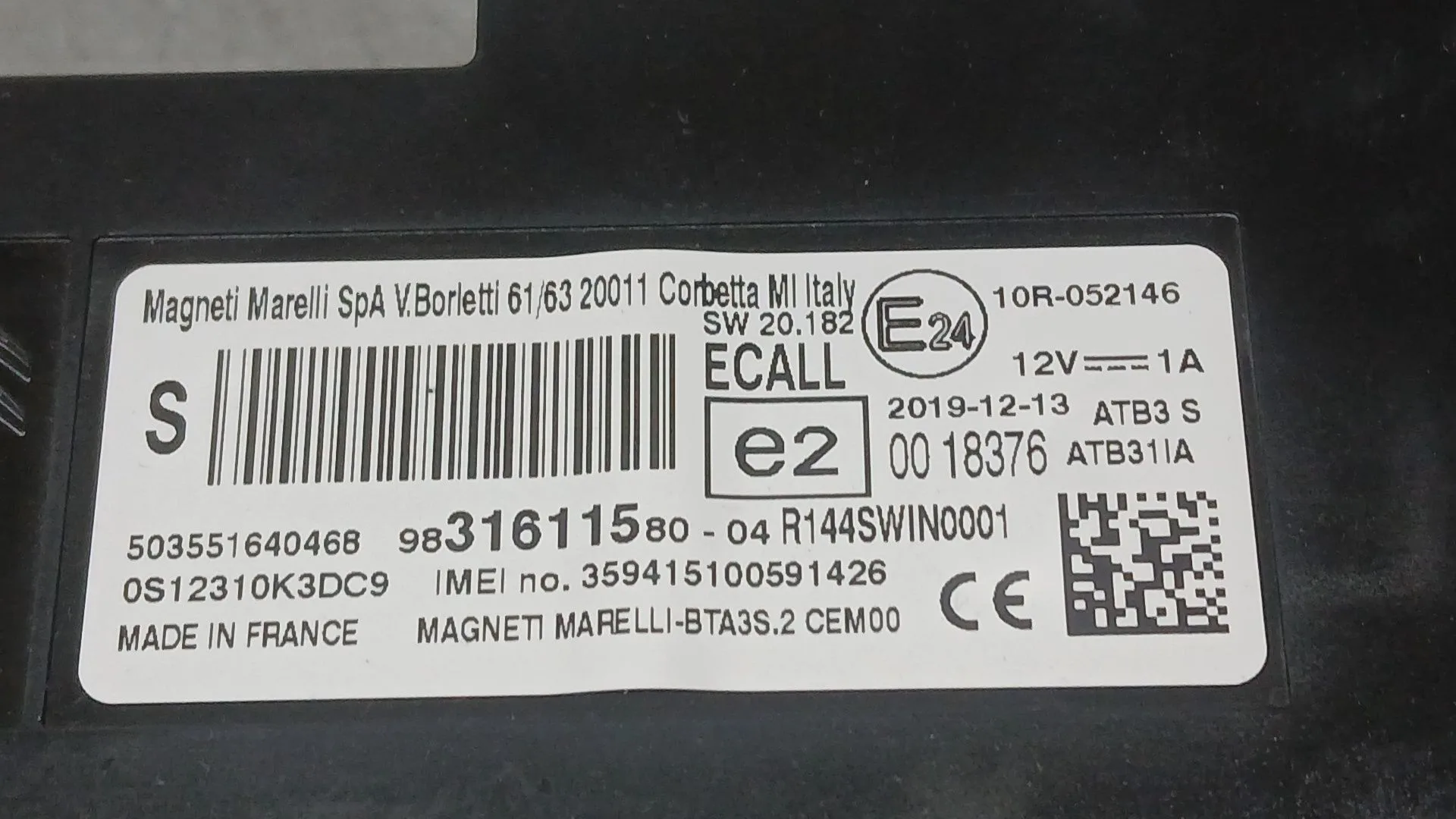 Modulo Electronico para Peugeot 5008 Ii (Mc_, Mj_, Mr_, M4_)